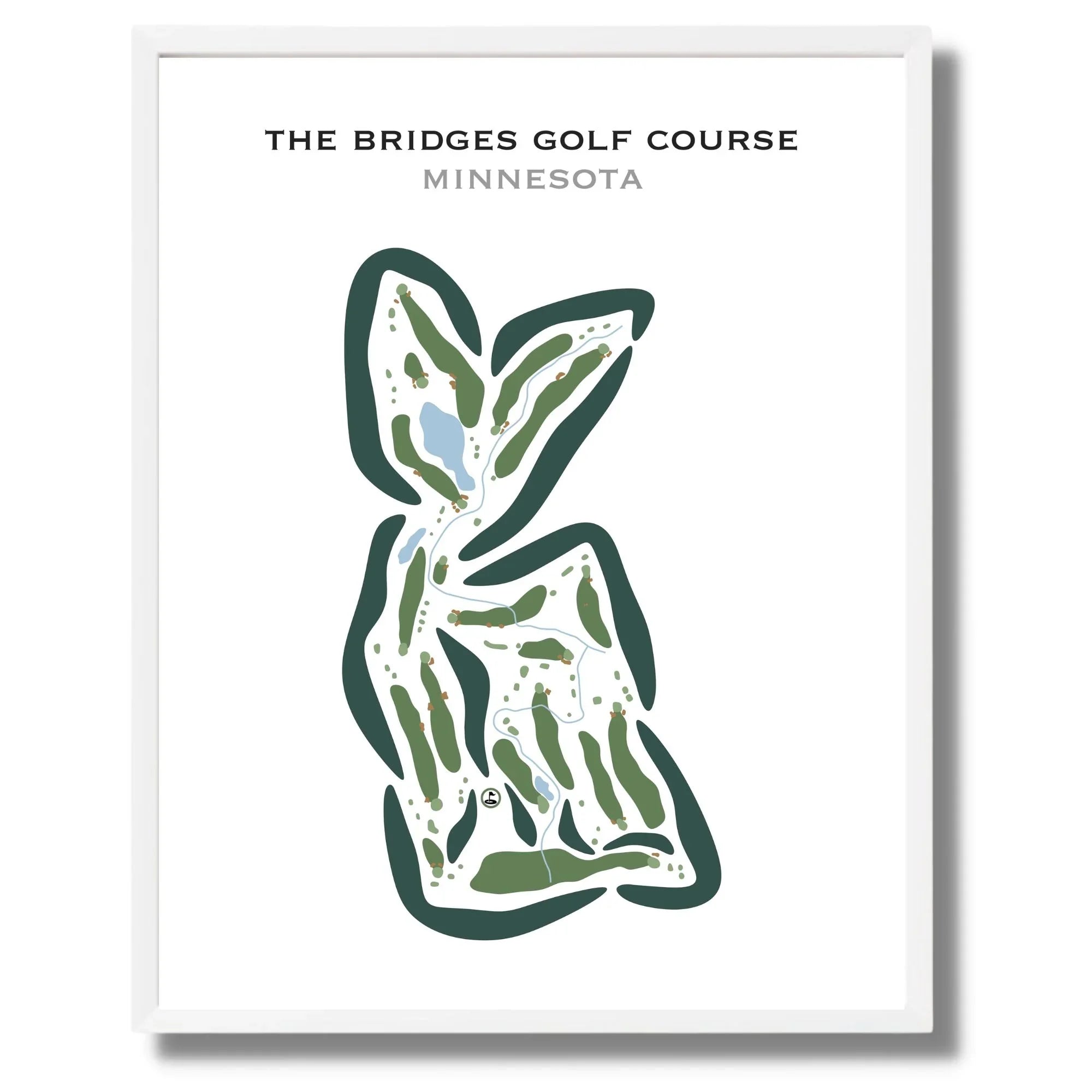 The Bridges Golf Course, Minnesota - Printed Golf Courses
