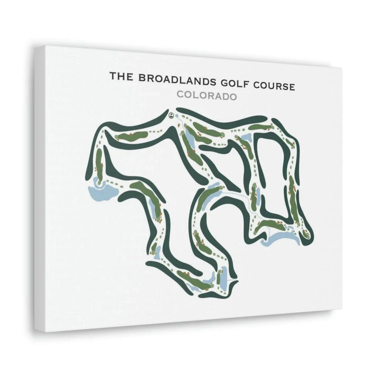 The Broadlands Golf Course, Colorado - Printed Golf Courses