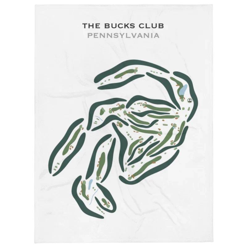 The Bucks Club, Pennsylvania - Printed Golf Courses