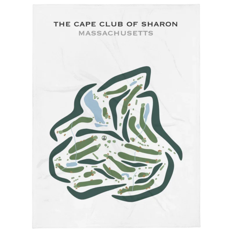 Cape Club of Sharon, Massachusetts - Printed Golf Course