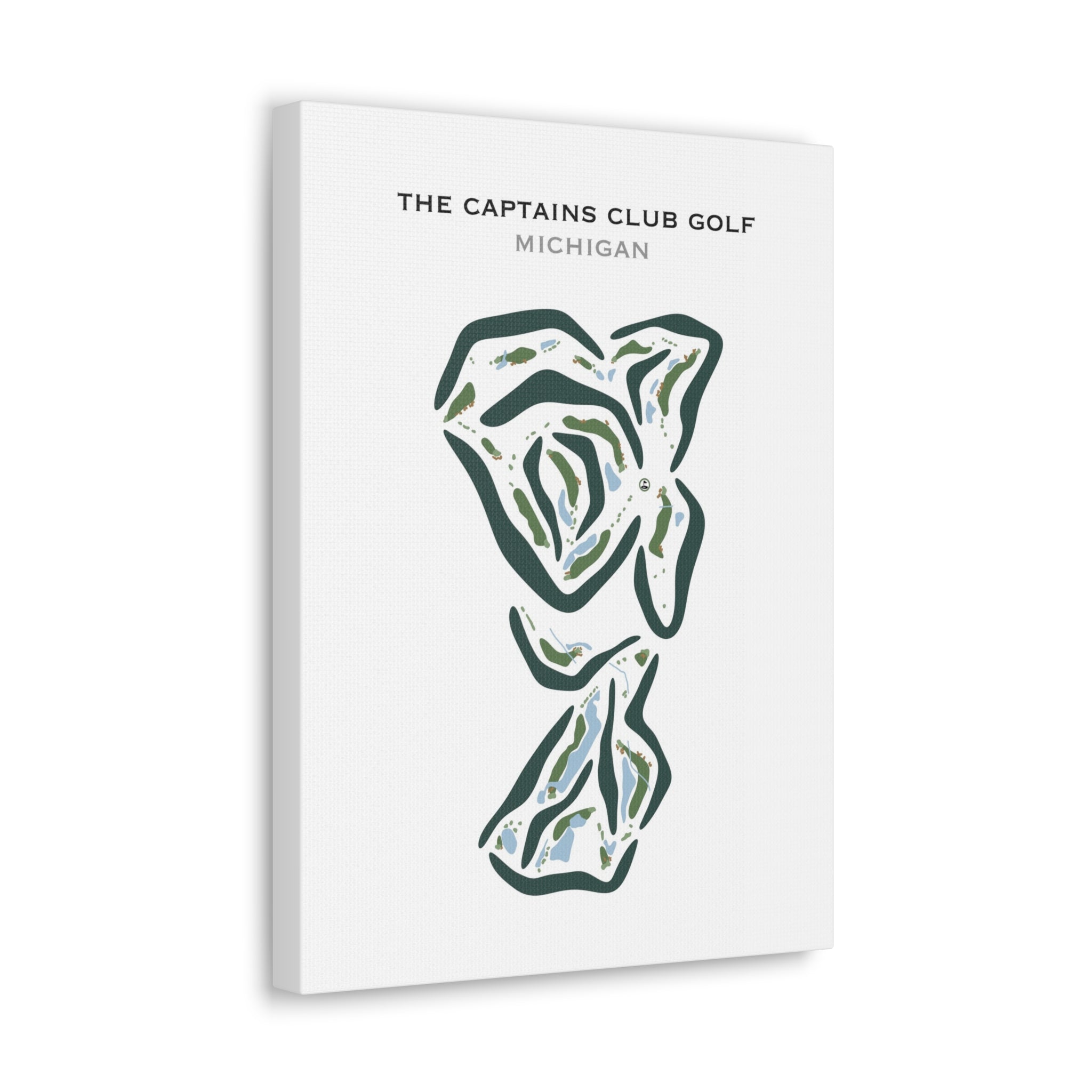 The Captain's Club Golf Club, Michigan - Printed Golf Courses