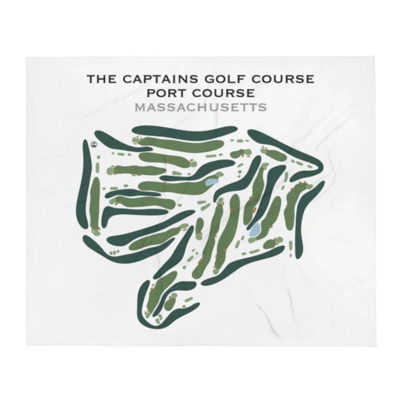 The Captains Golf Course, Port Course, Massachusetts - Printed Golf Course