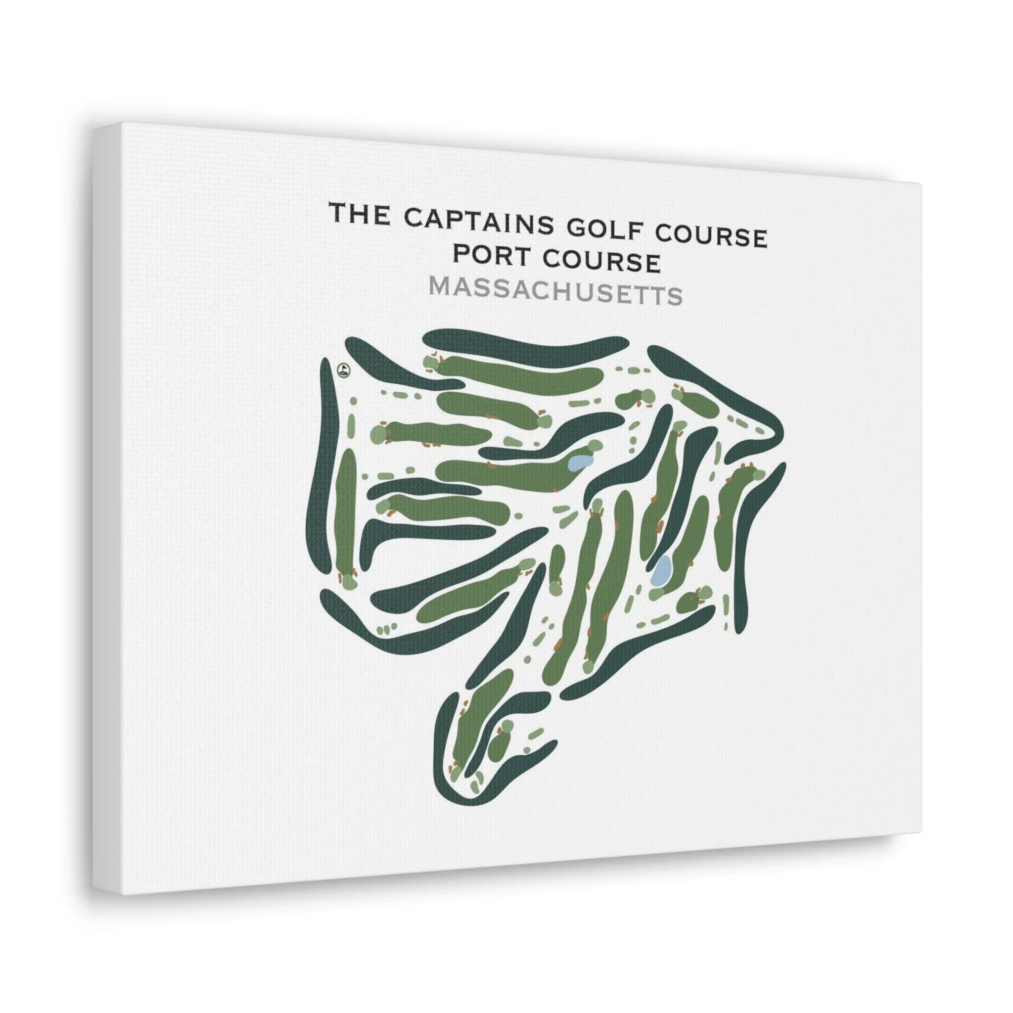 The Captains Golf Course, Port Course, Massachusetts - Printed Golf Course