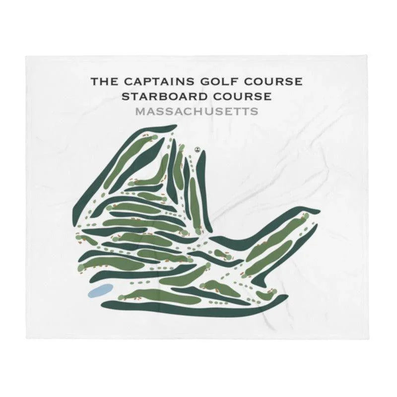 The Captains Golf Course Starboard Course, Massachusetts - Printed Golf Courses