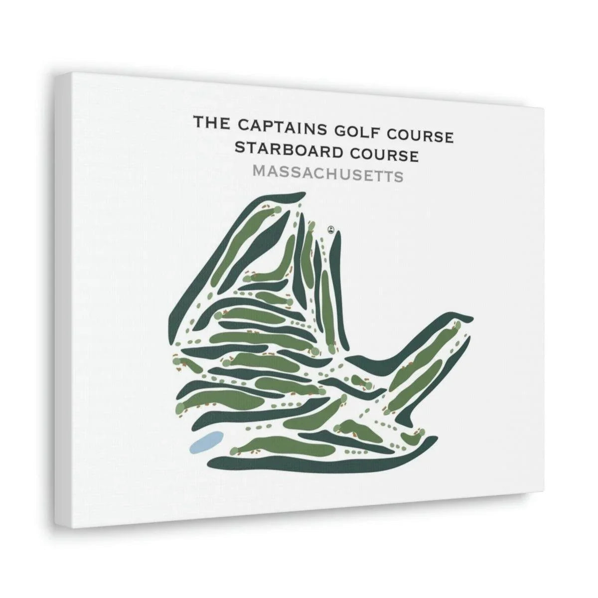 The Captains Golf Course Starboard Course, Massachusetts - Printed Golf Courses