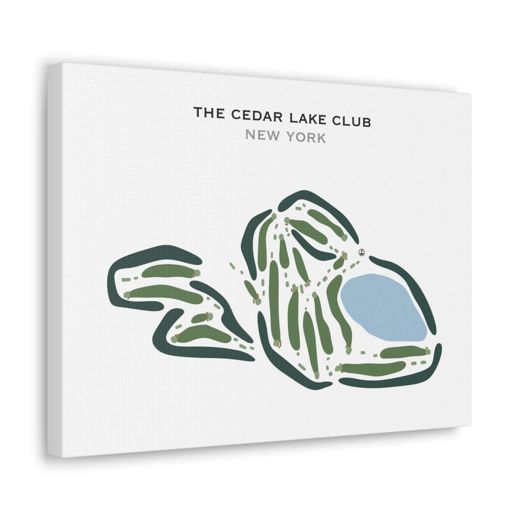 The Cedar Lake Club, New York - Printed Golf Courses