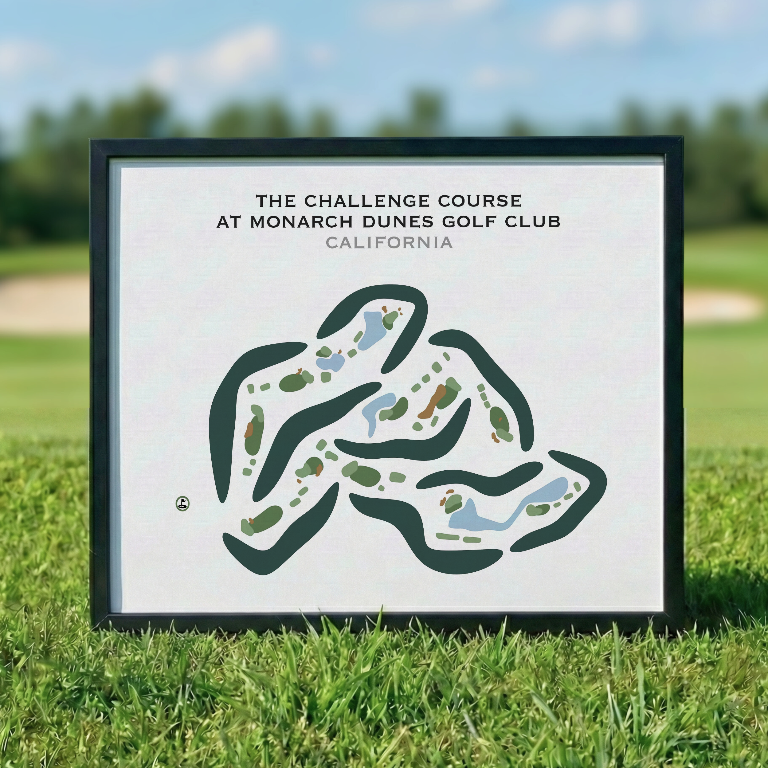 The Challenge Course at Monarch Dunes Golf Club, California - Printed Golf Courses