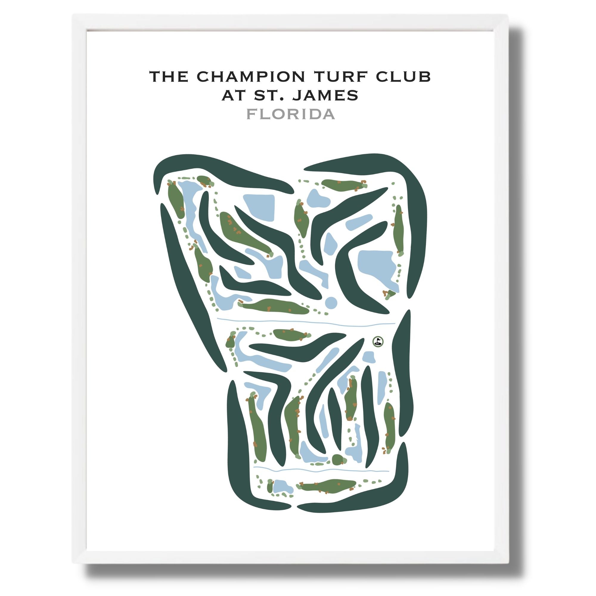 The Champion Turf Club at St. James, Florida - Printed Golf Courses