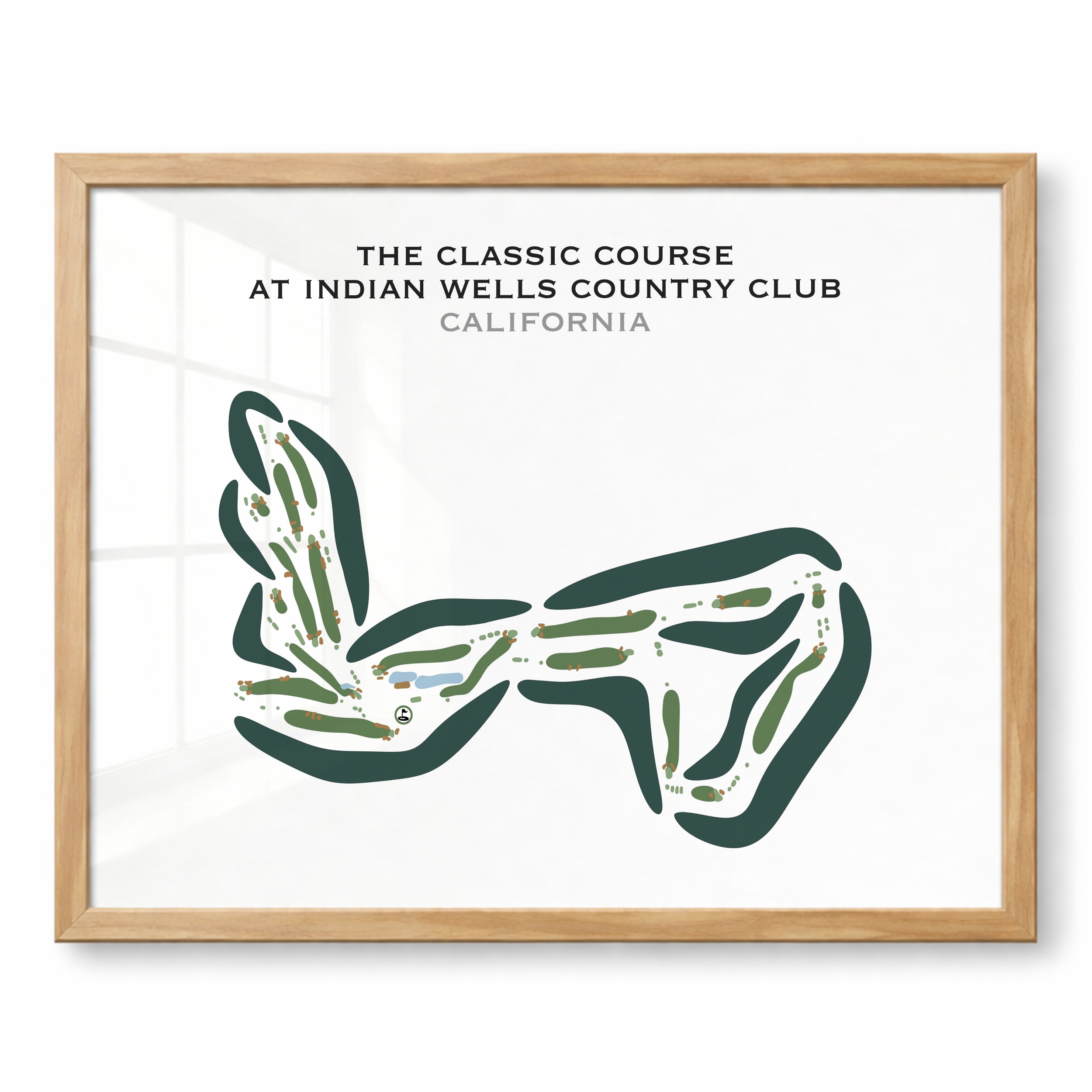 The Classic Course at Indian Wells Country Club, California - Printed Golf Courses
