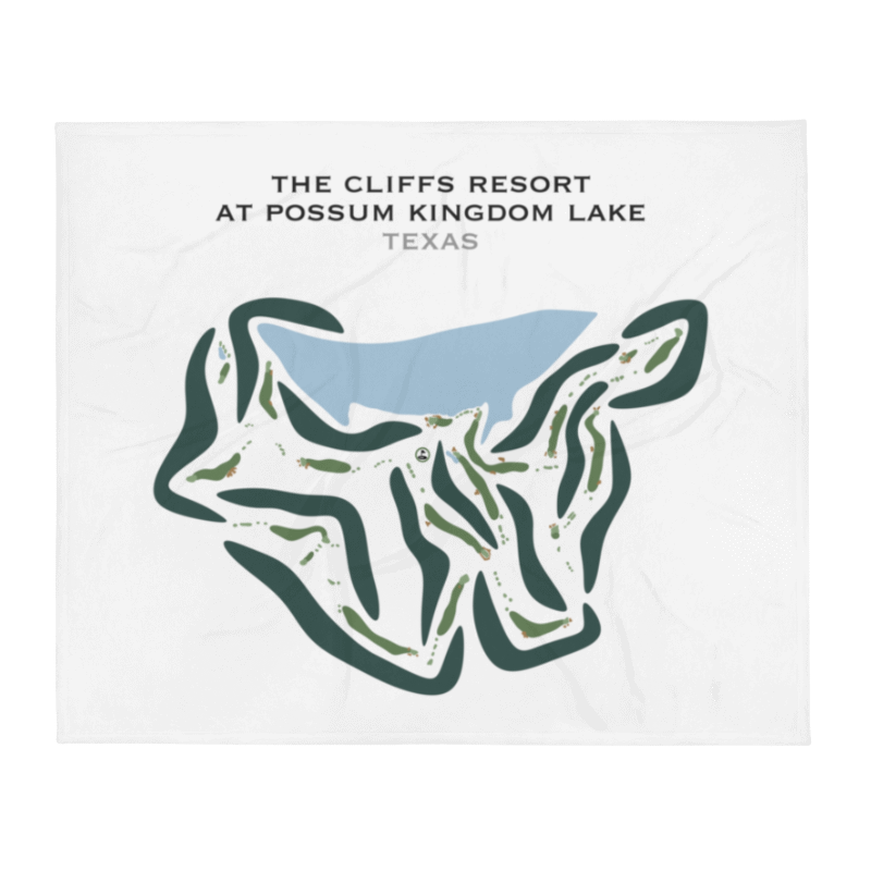 The Cliffs Resort on Possum Kingdom Lake, Texas - Printed Golf Courses