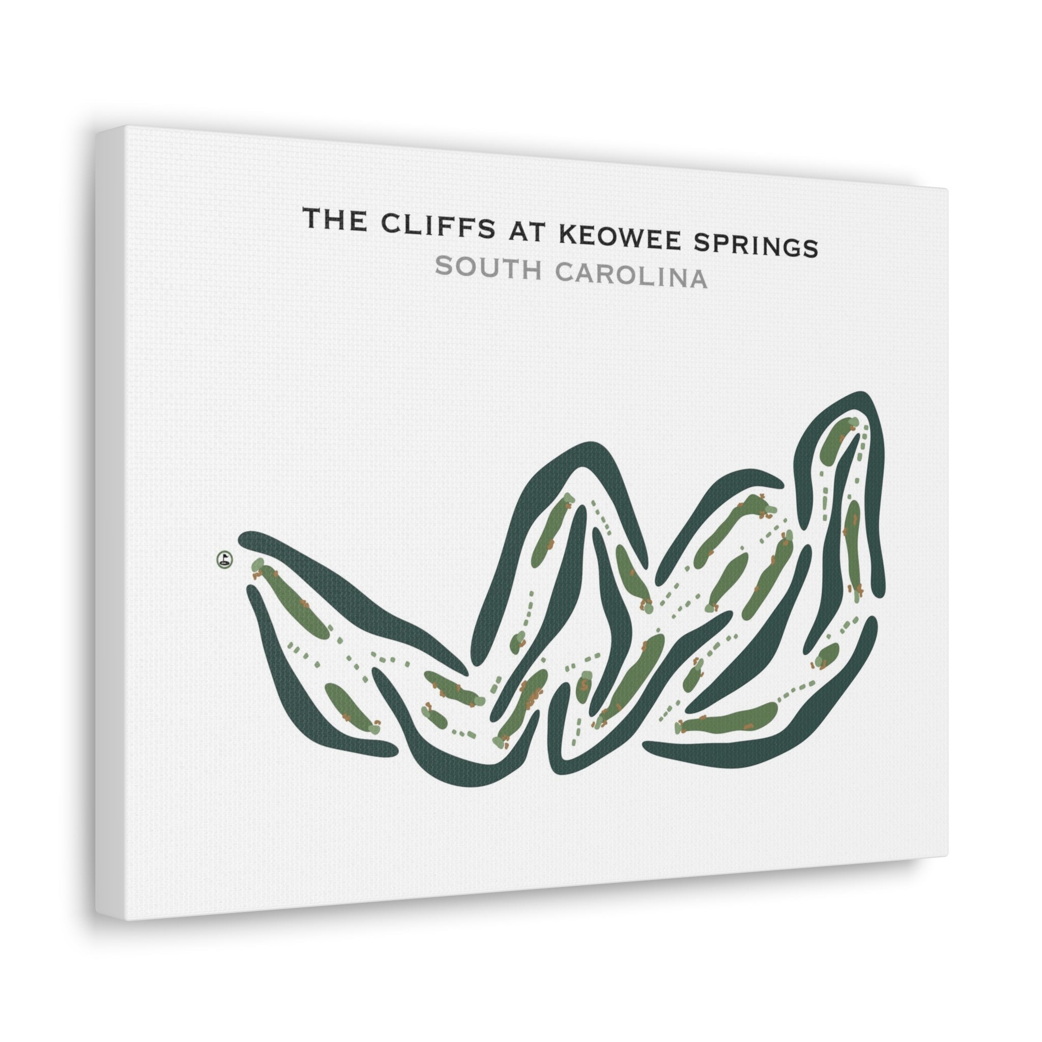 The Cliffs At Keowee Springs, South Carolina - Printed Golf Courses