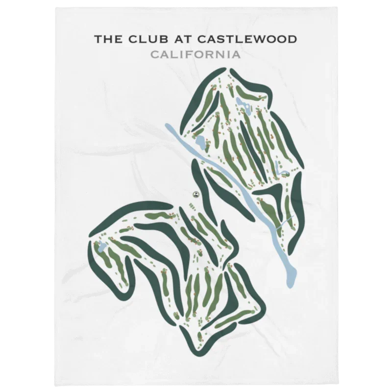 The Club at Castlewood, California - Printed Golf Courses