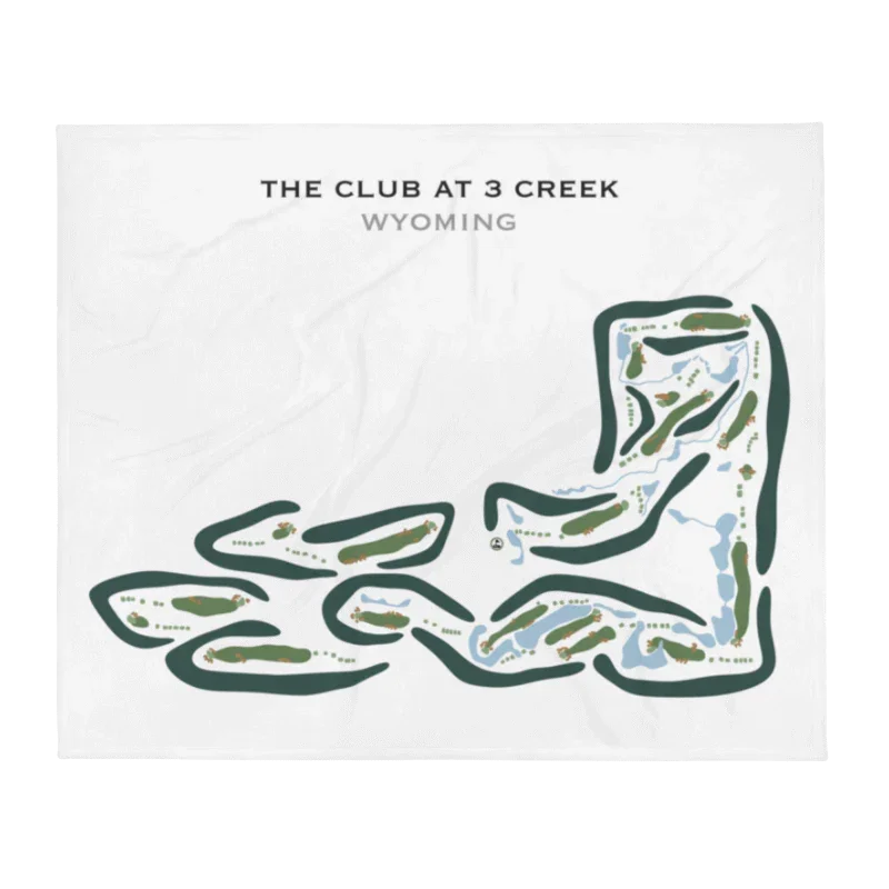 The Club at 3 Creek, Wyoming - Printed Golf Courses