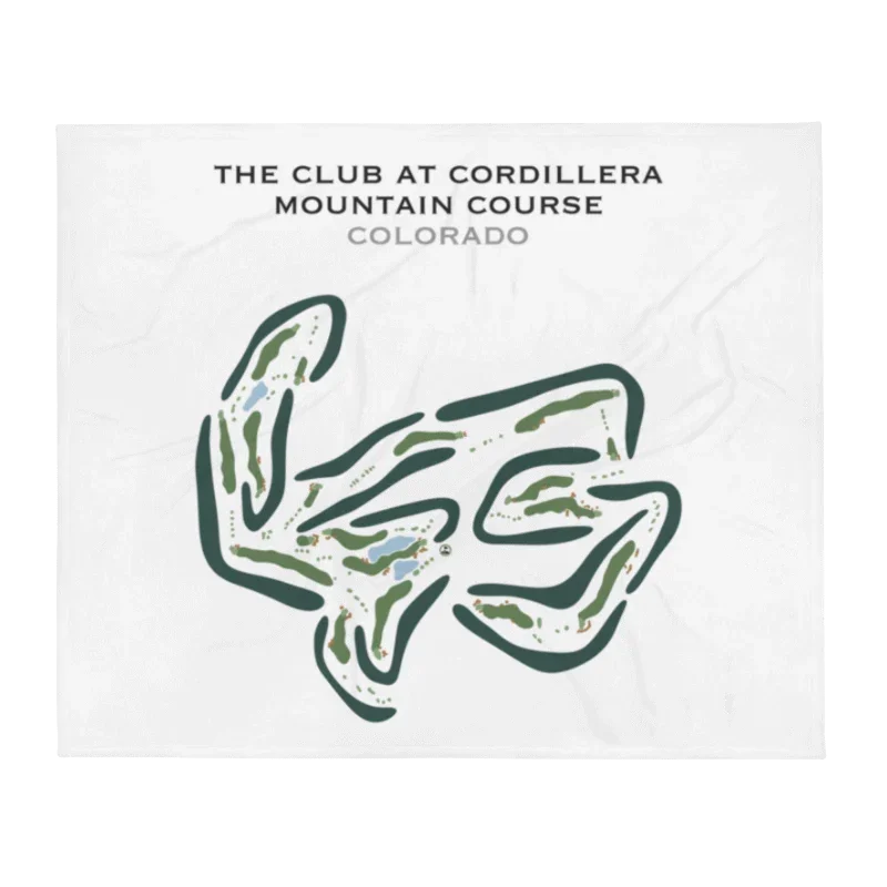 The Club At Cordillera - Mountain Course, Colorado - Printed Golf Courses