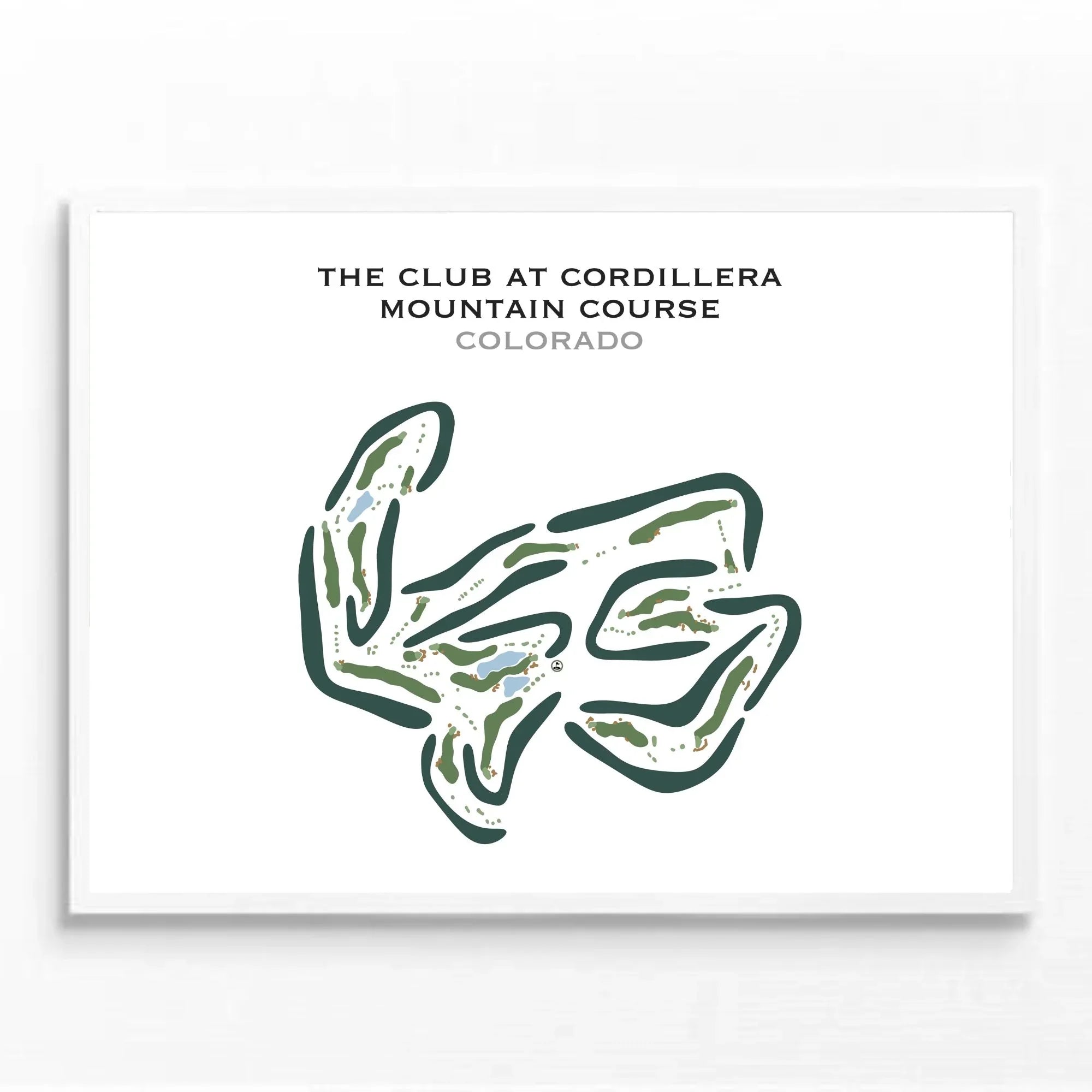 The Club At Cordillera - Mountain Course, Colorado - Printed Golf Courses
