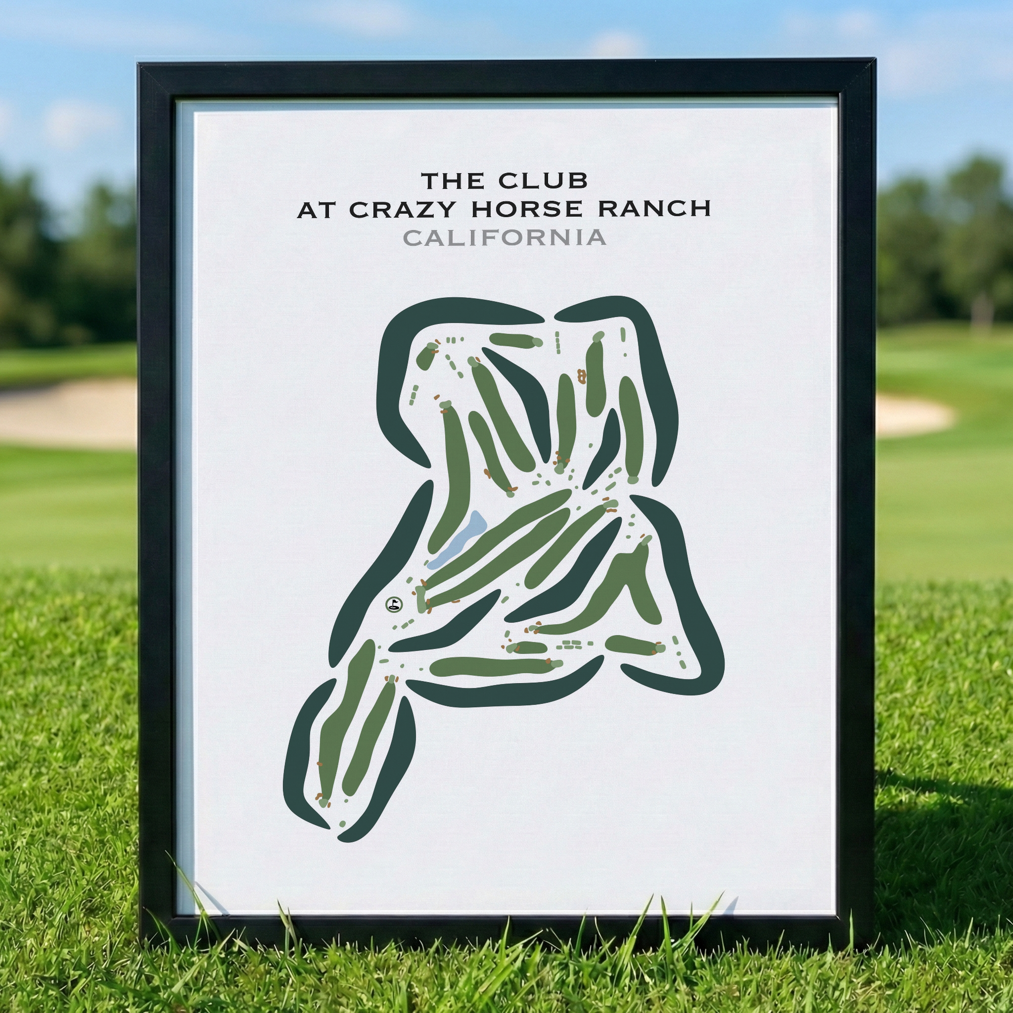 The Club at Crazy Horse Ranch, California - Printed Golf Courses