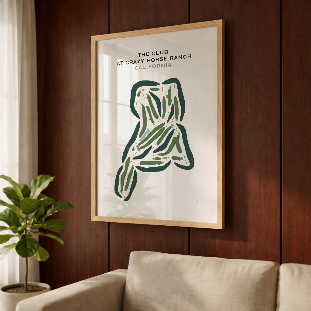 The Club at Crazy Horse Ranch, California - Printed Golf Courses