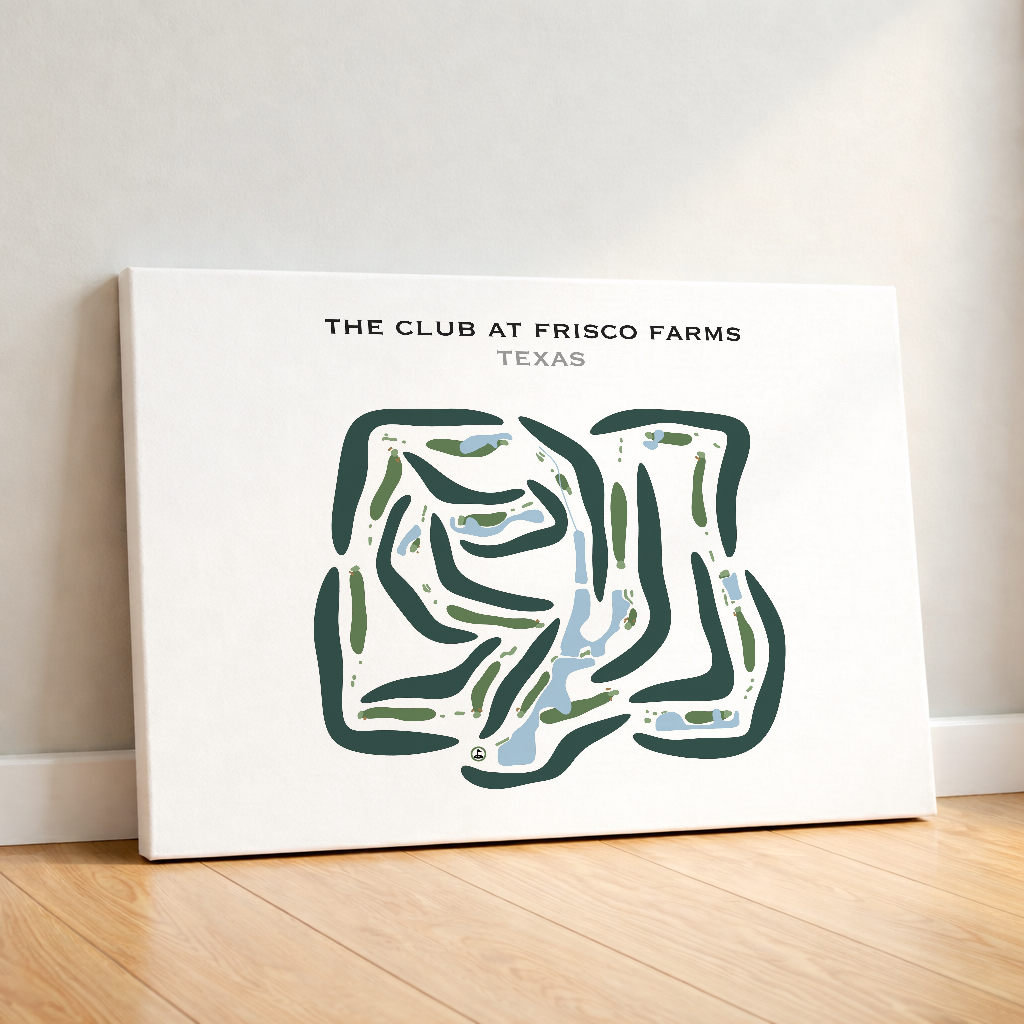 The Club at Frisco Farms, Texas - Printed Golf Courses