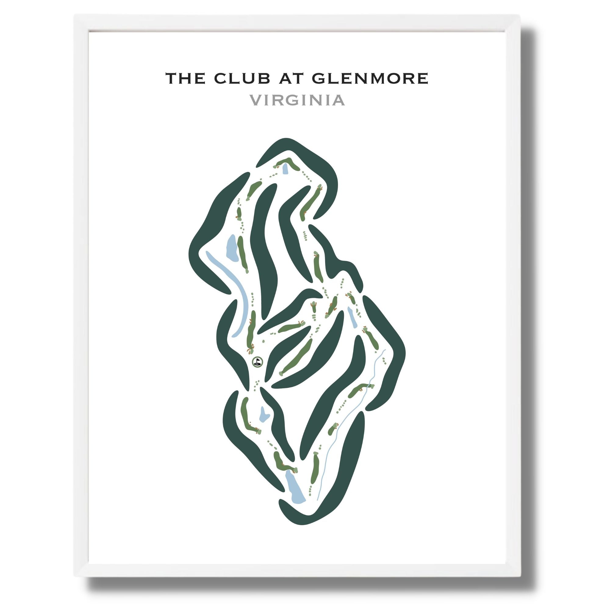 The Club at Glenmore, Virginia - Printed Golf Courses