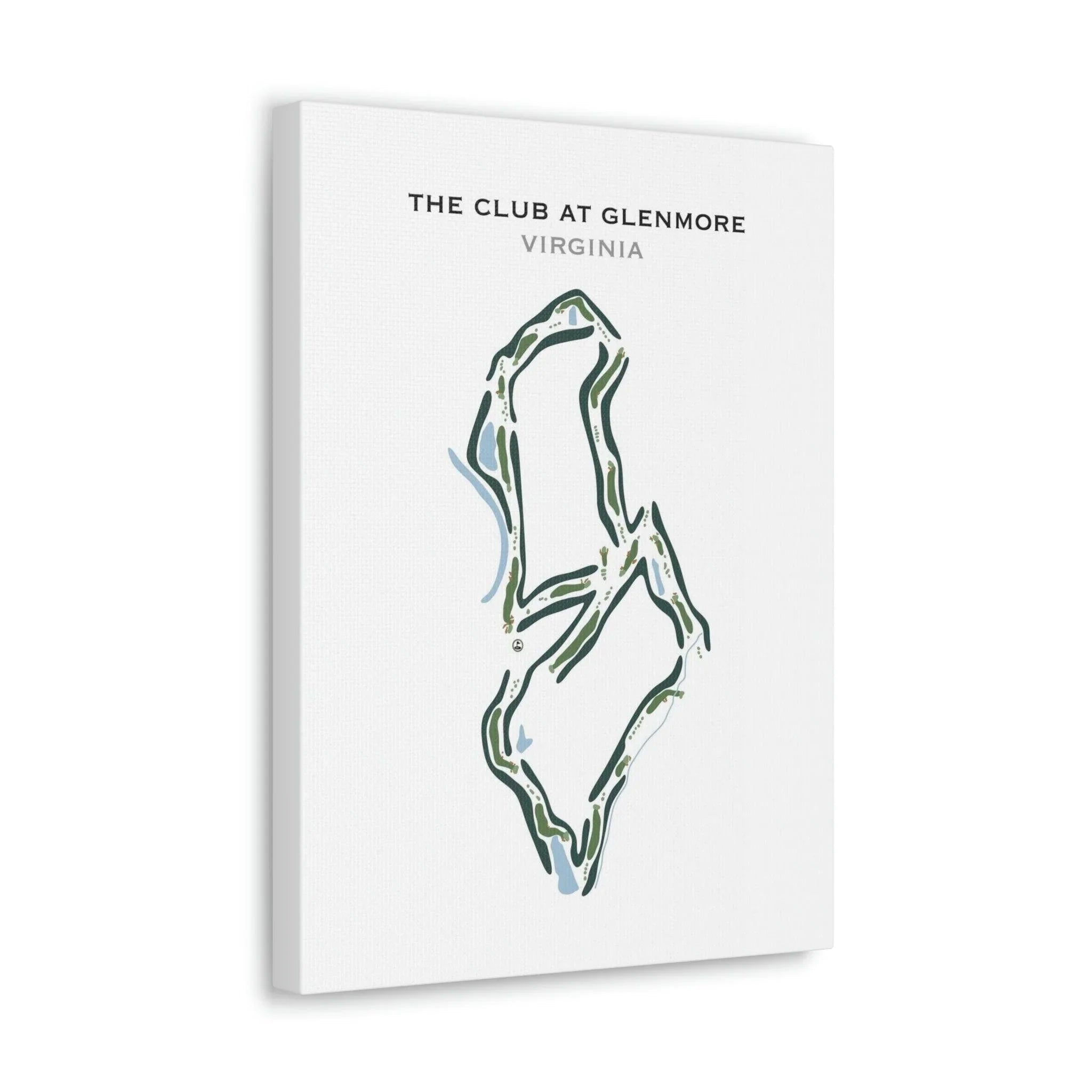 The Club at Glenmore, Virginia - Printed Golf Course