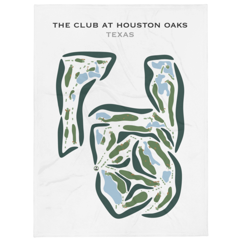 The Club at Houston Oaks, Texas - Printed Golf Courses