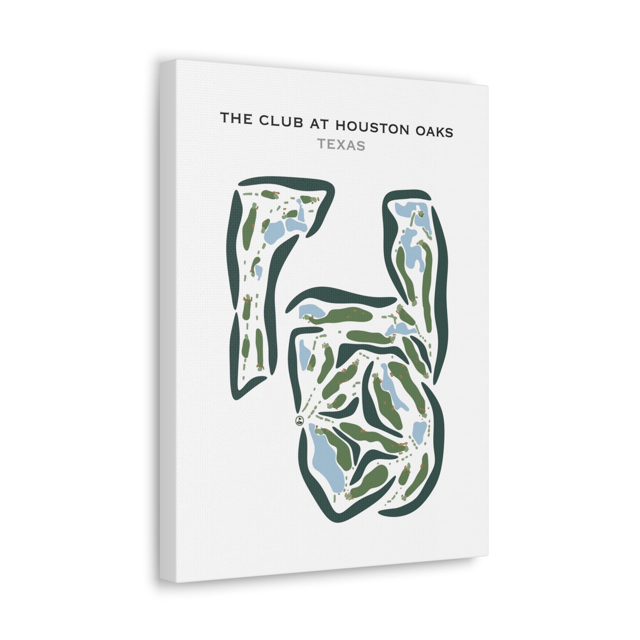 The Club at Houston Oaks, Texas - Printed Golf Courses