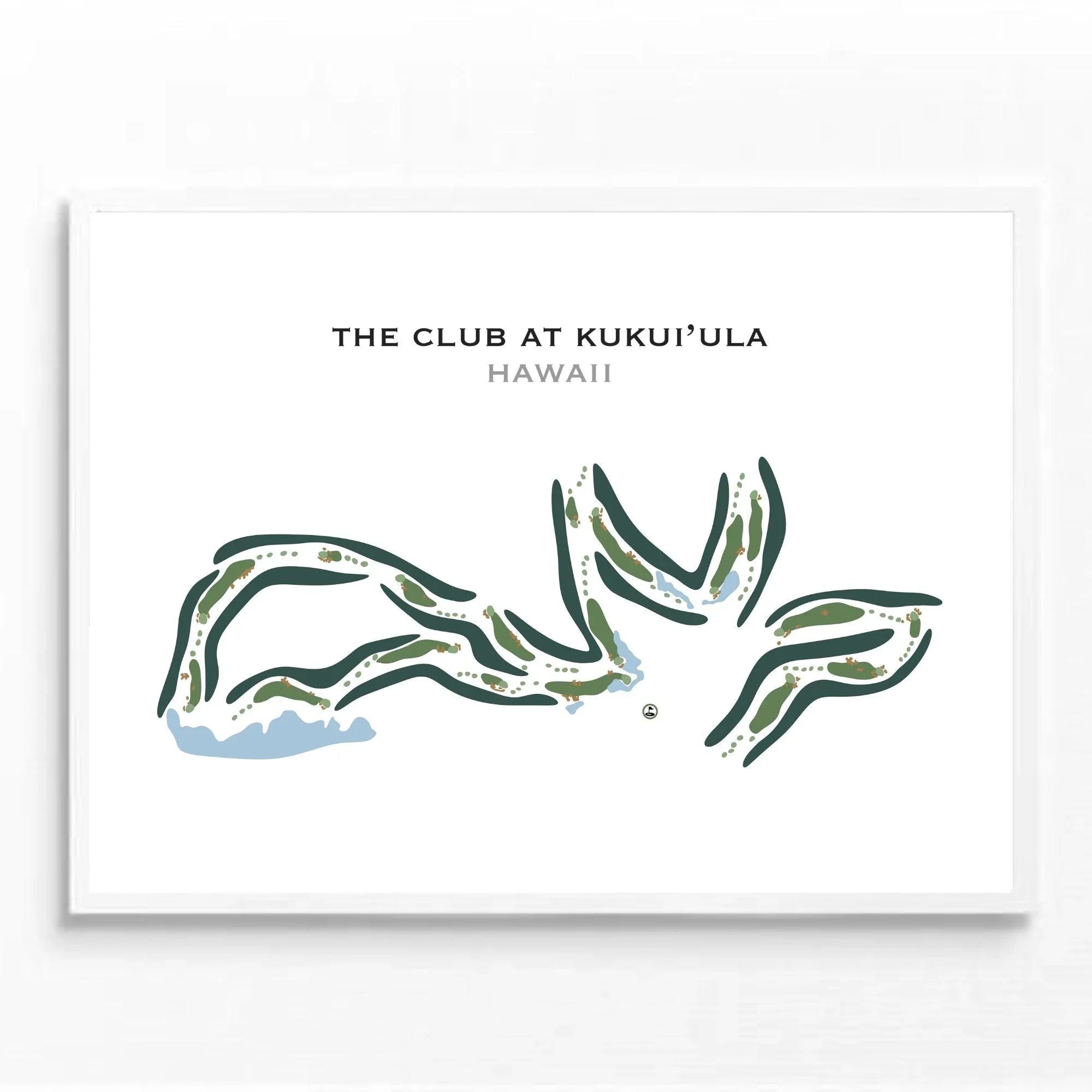 The Club at Kukui’ula, Hawaii - Printed Golf Courses