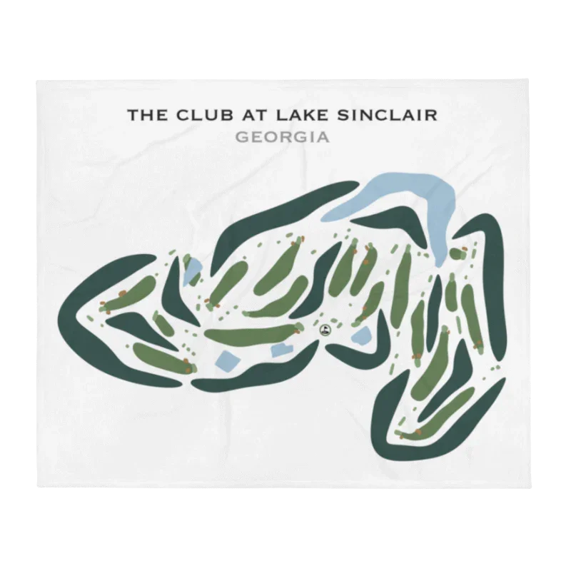 The Club at Lake Sinclair, Georgia - Printed Golf Courses