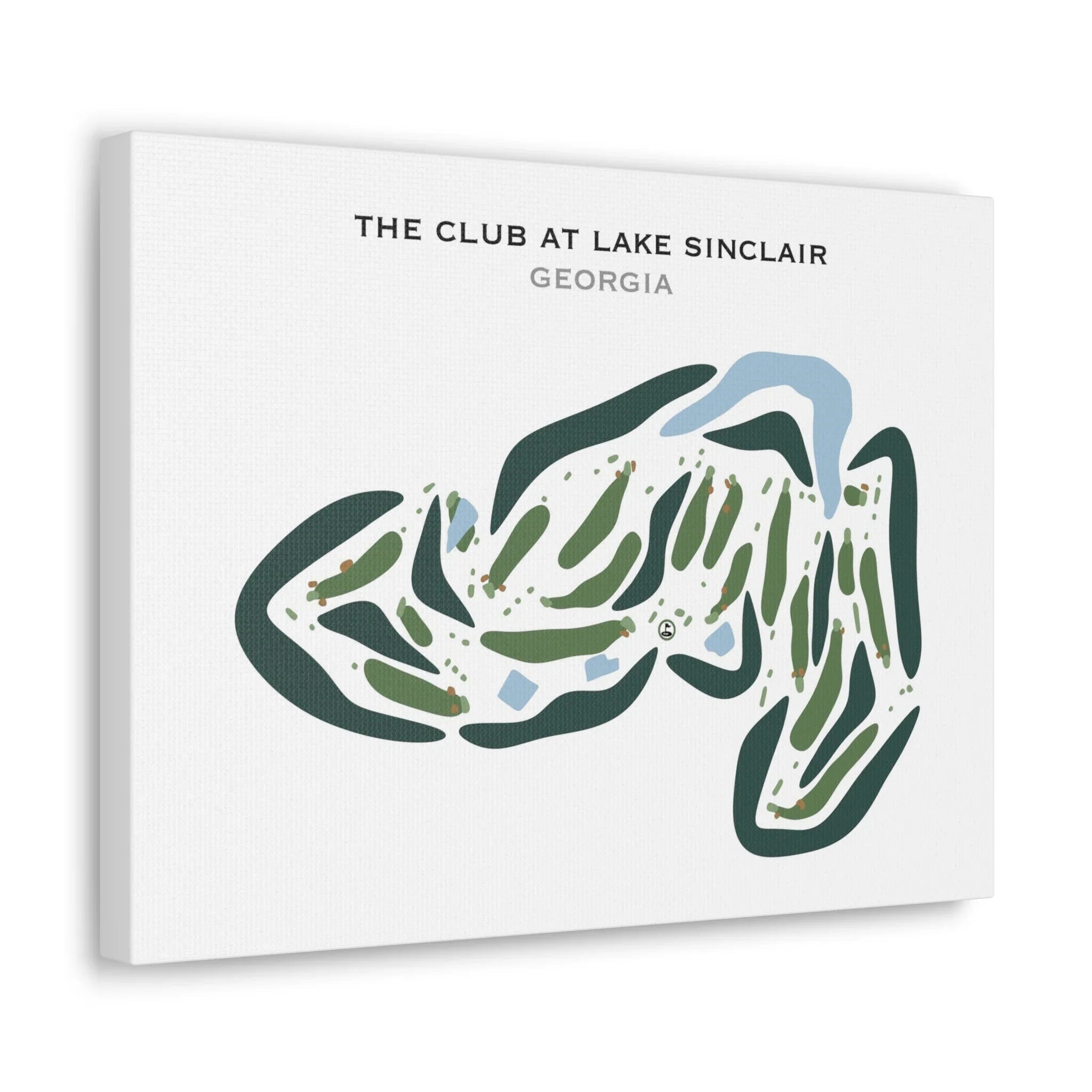 The Club at Lake Sinclair, Georgia - Printed Golf Courses