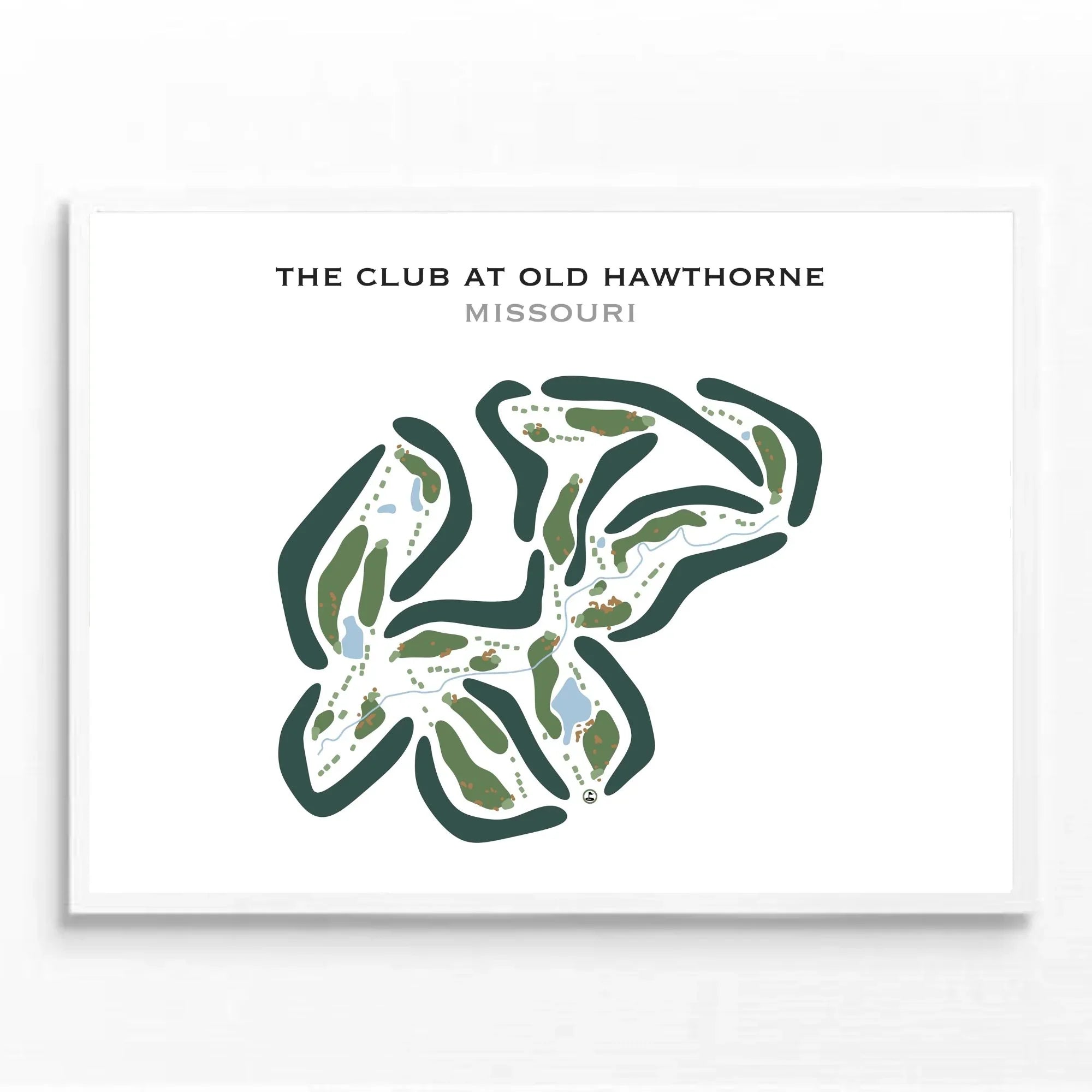 The Club at Old Hawthorne, Missouri - Printed Golf Courses
