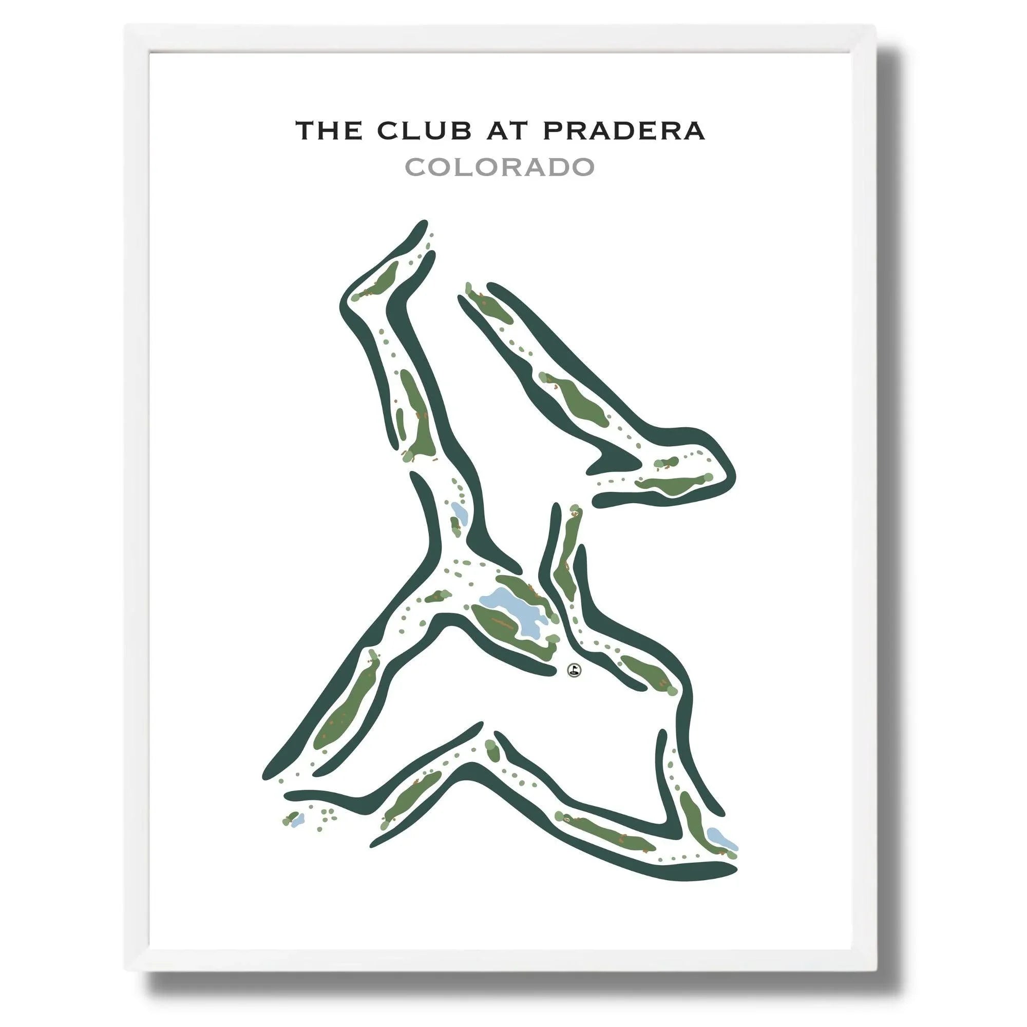 The Club At Pradera, Colorado - Printed Golf Course