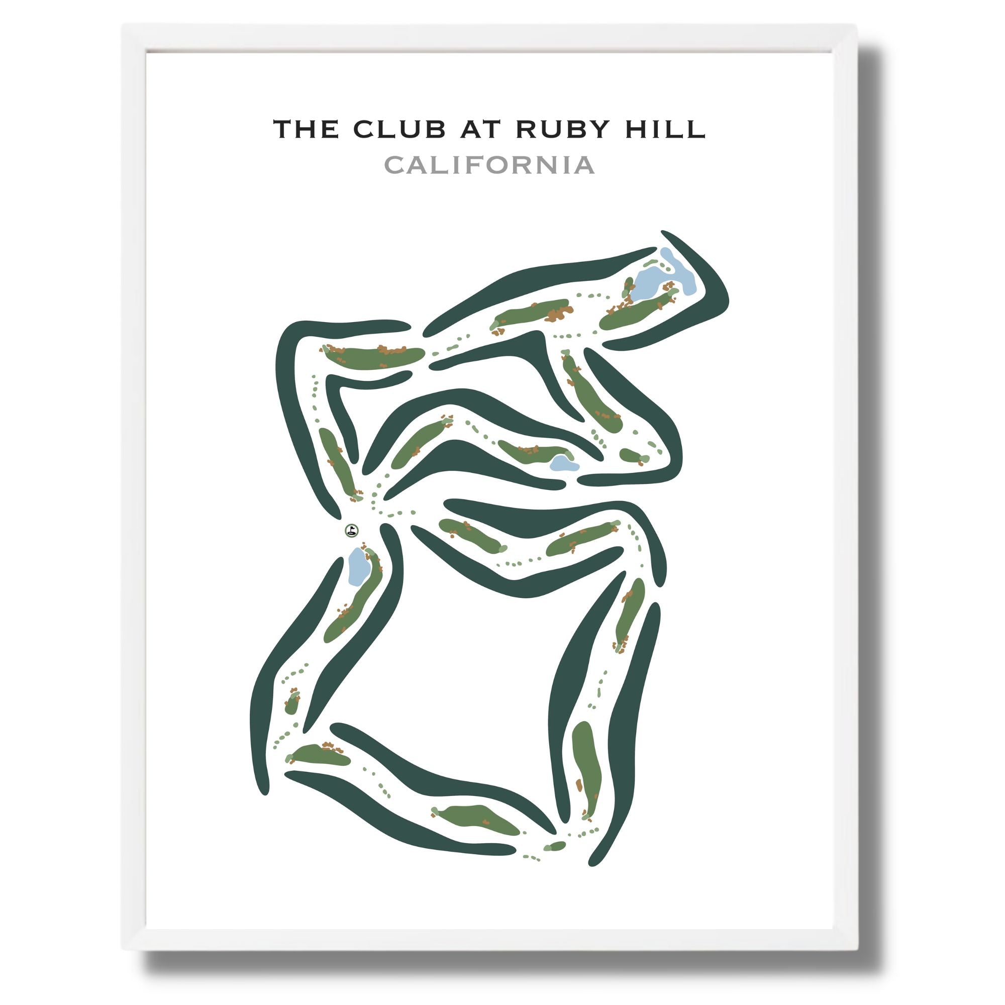 The Club at Ruby Hill, California - Printed Golf Courses