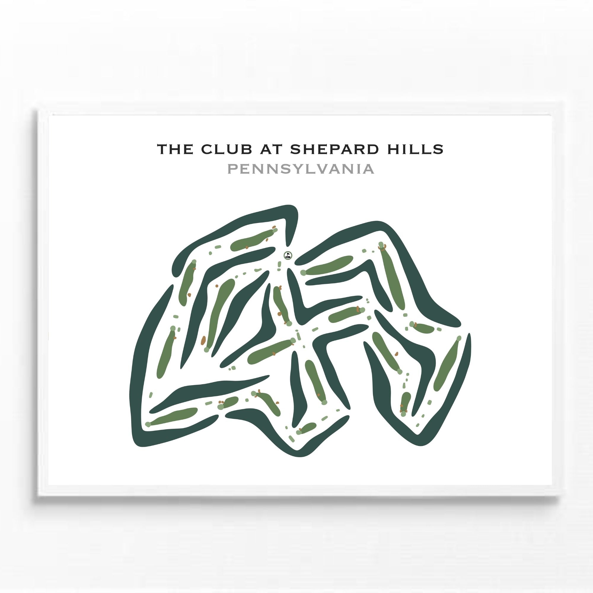 The Club at Shepard Hills, Pennsylvania - Printed Golf Courses
