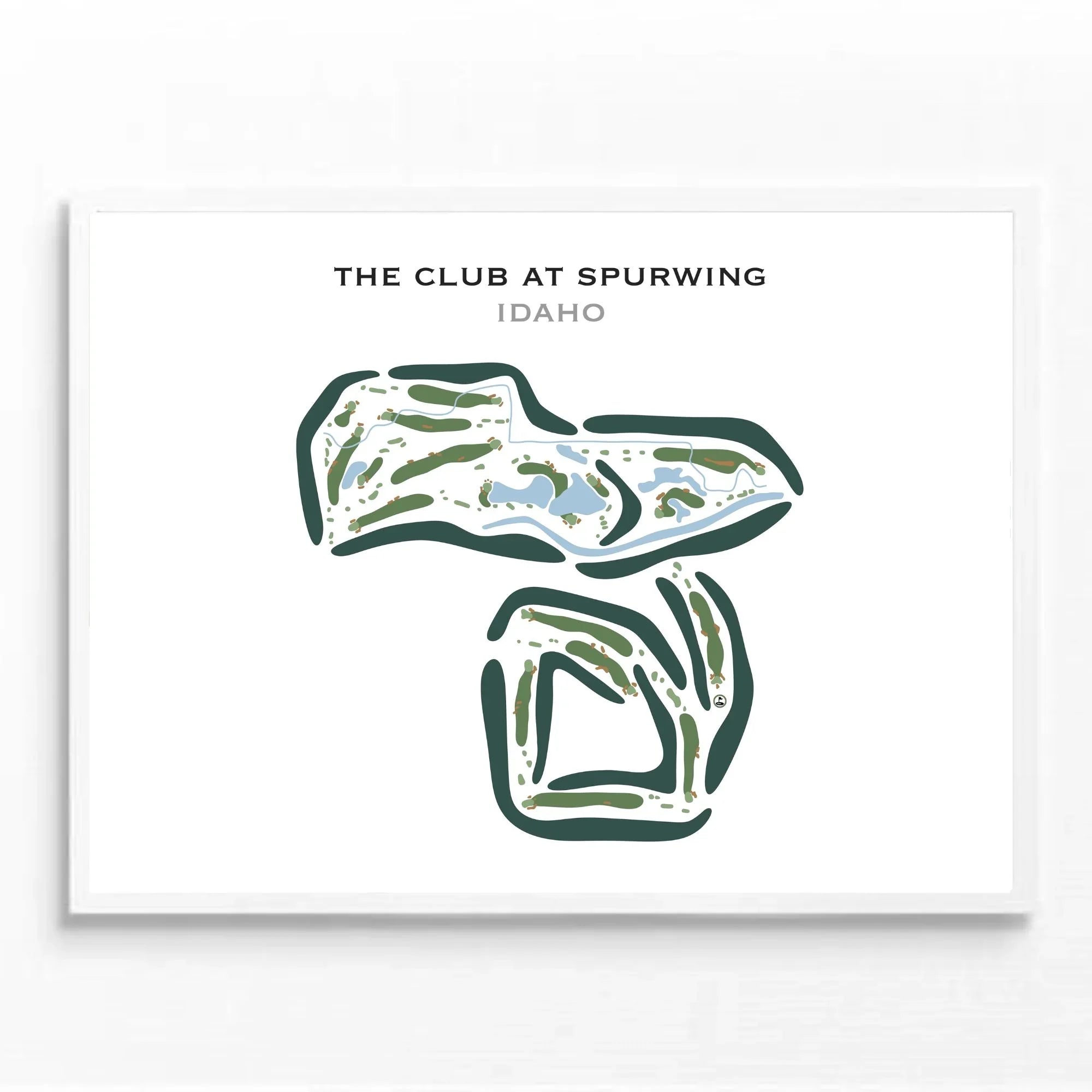 The Club at SpurWing, Idaho - Printed Golf Course
