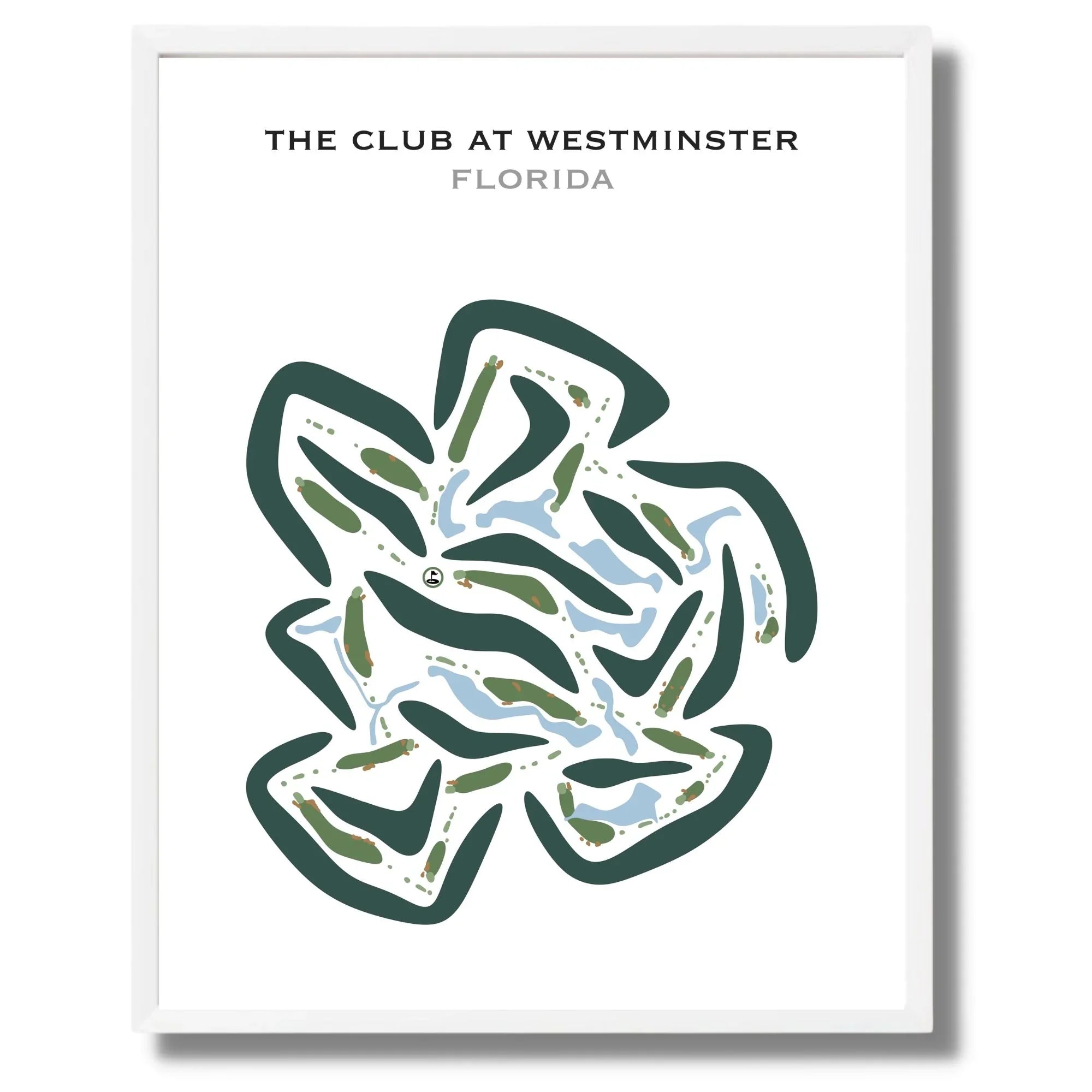 The Club at Westminster, Florida - Printed Golf Courses