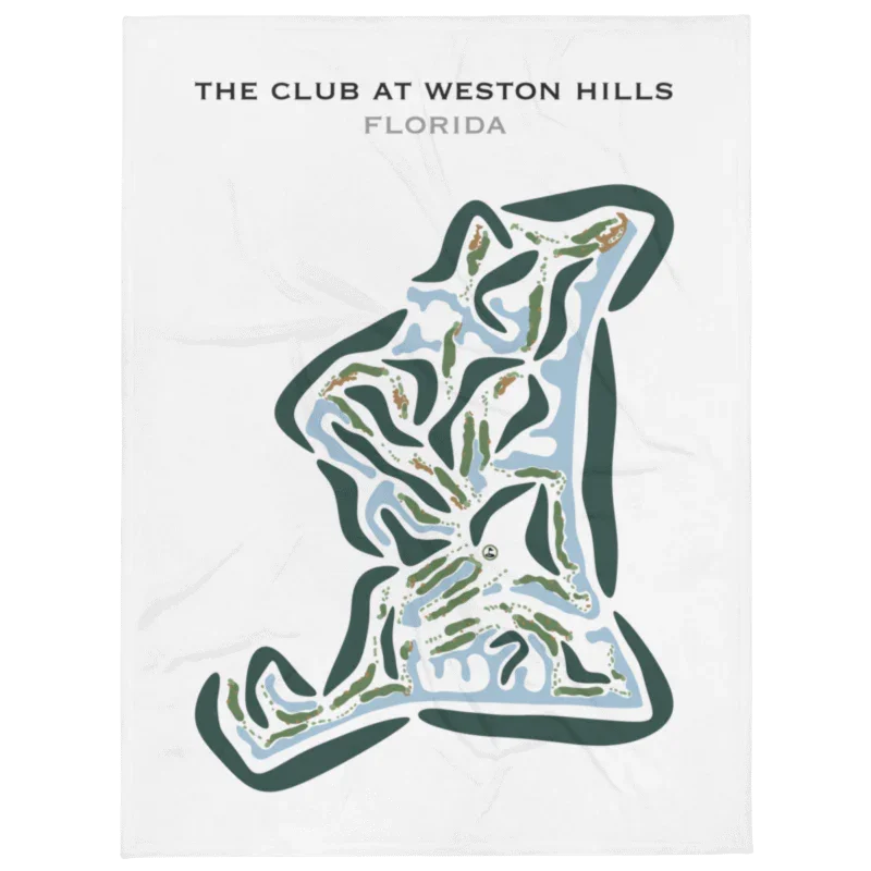 The Club at Weston Hills, Florida - Printed Golf Course