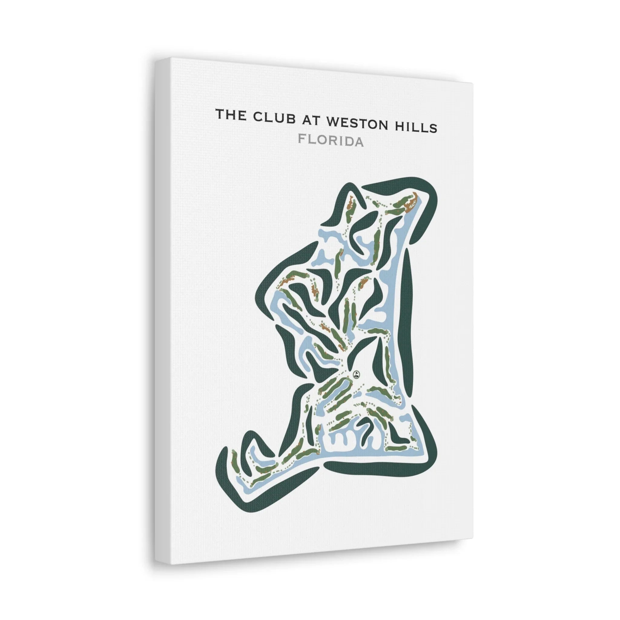 The Club at Weston Hills, Florida - Printed Golf Course