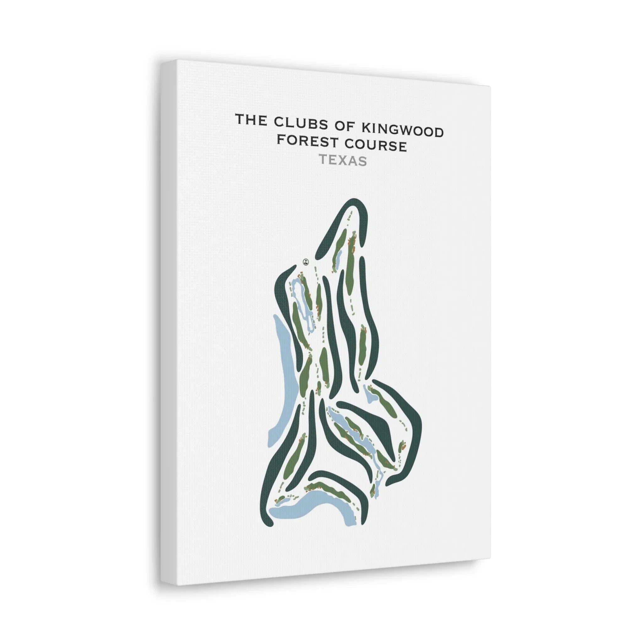 The Clubs of Kingwood - Forest Course, Texas - Printed Golf Courses