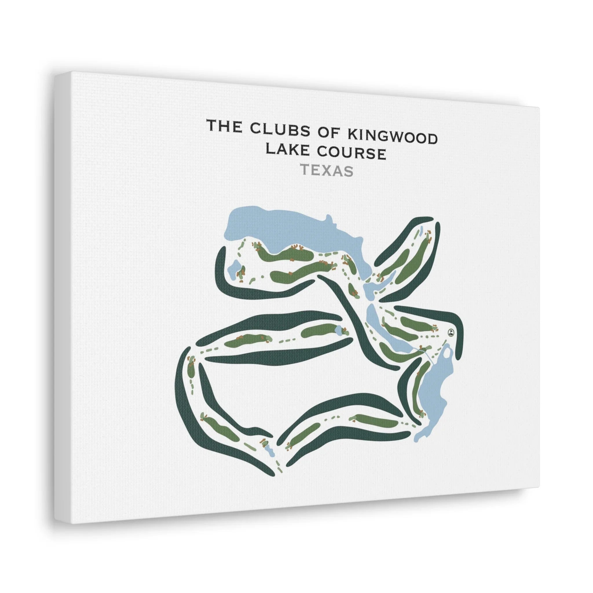 The Clubs of Kingwood - Lake Course, Texas - Printed Golf Courses