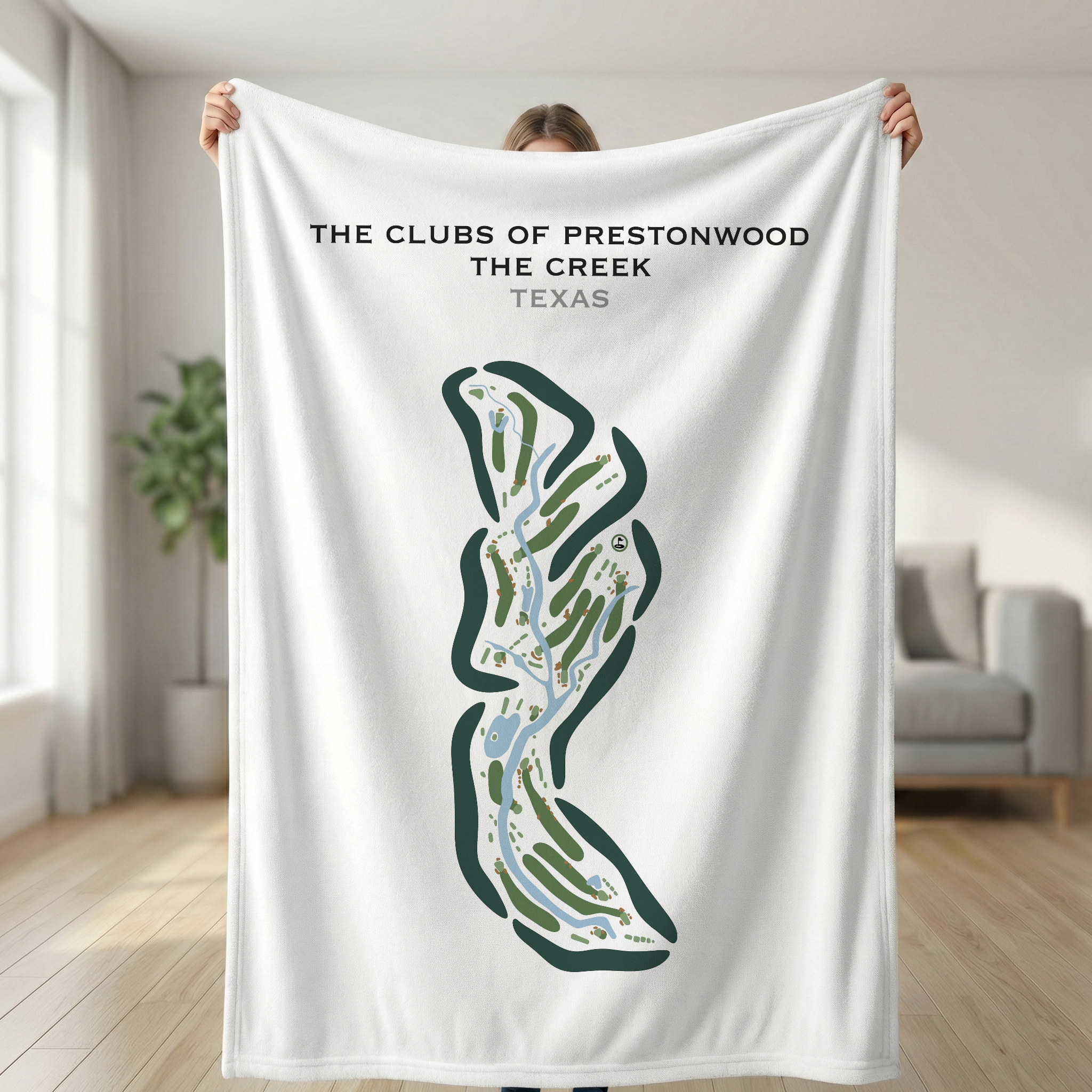 The Clubs of Prestonwood - The Creek, Texas - Printed Golf Courses