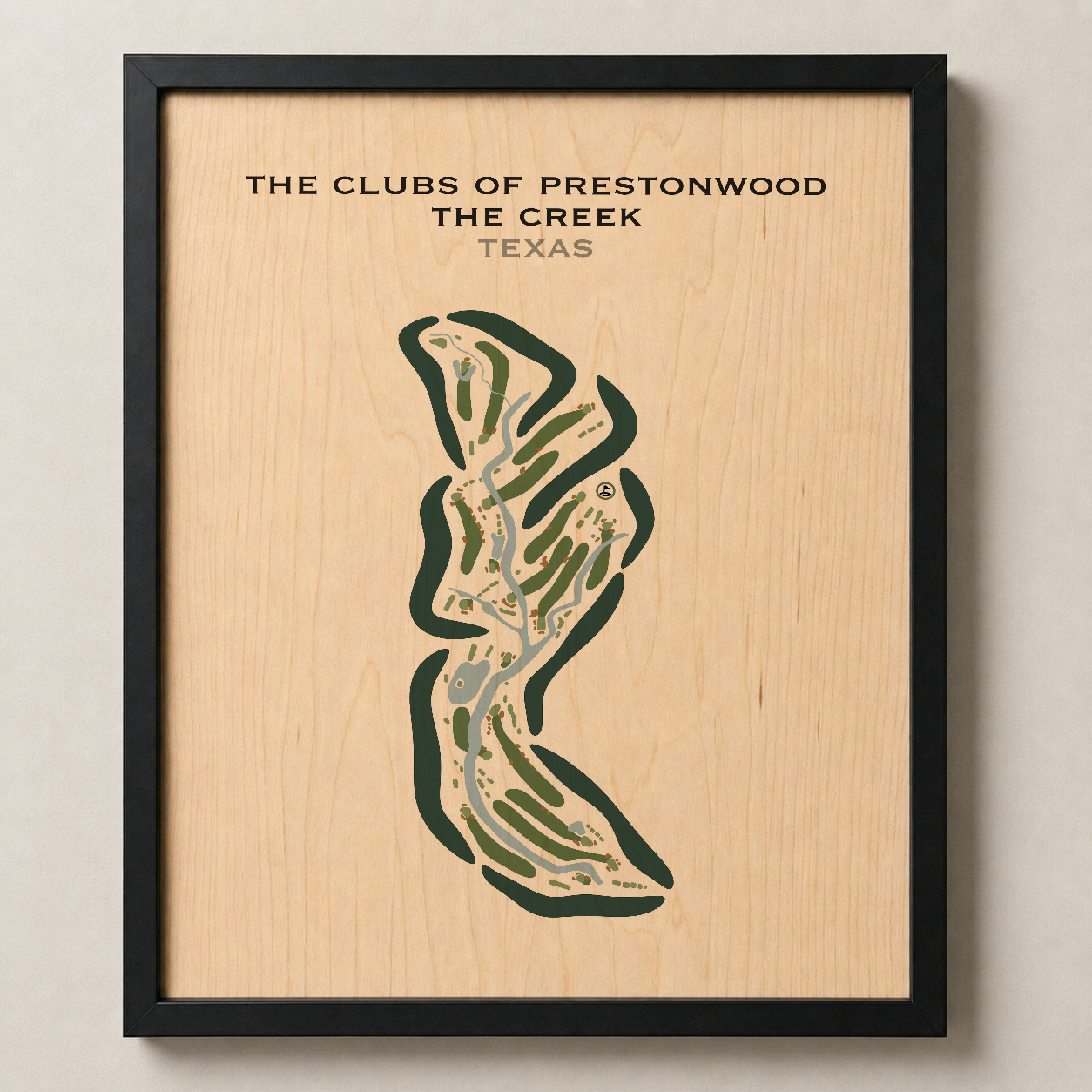 The Clubs of Prestonwood - The Creek, Texas - Printed Golf Courses