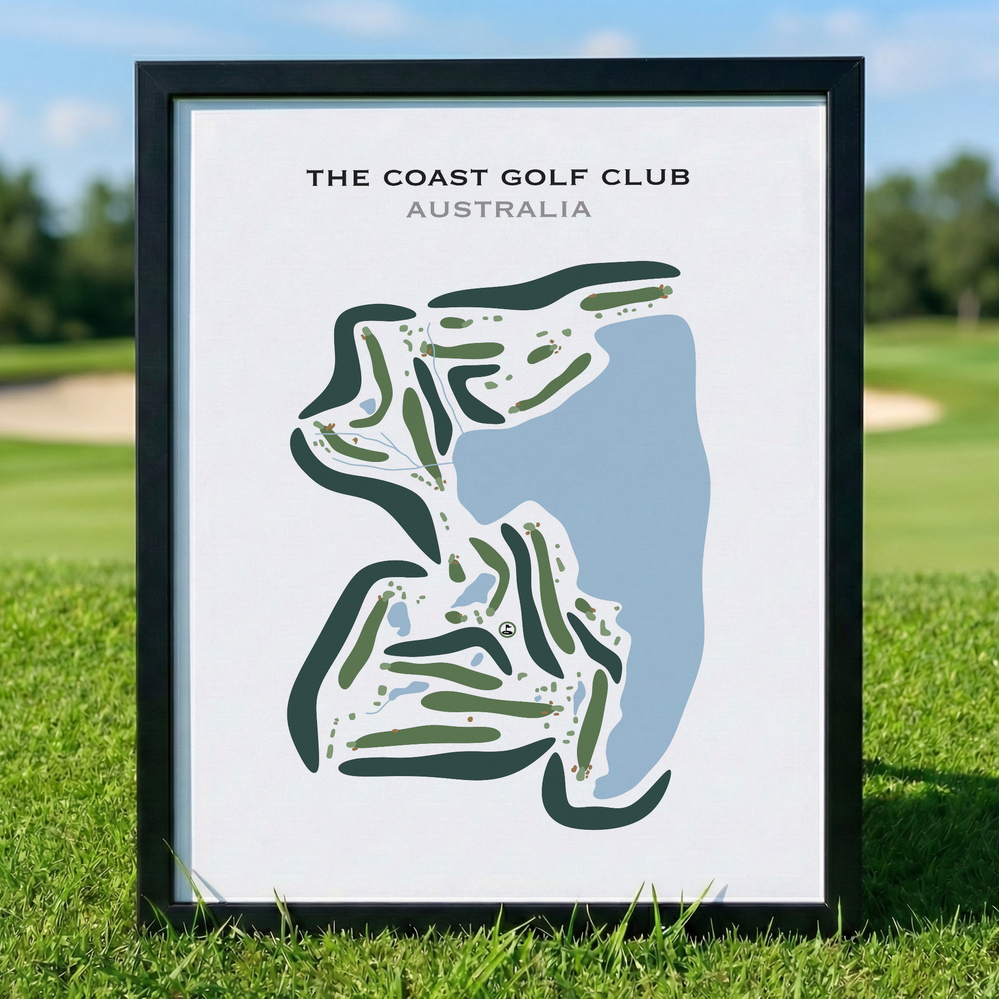 The Coast Golf Club, Australia - Printed Golf Courses