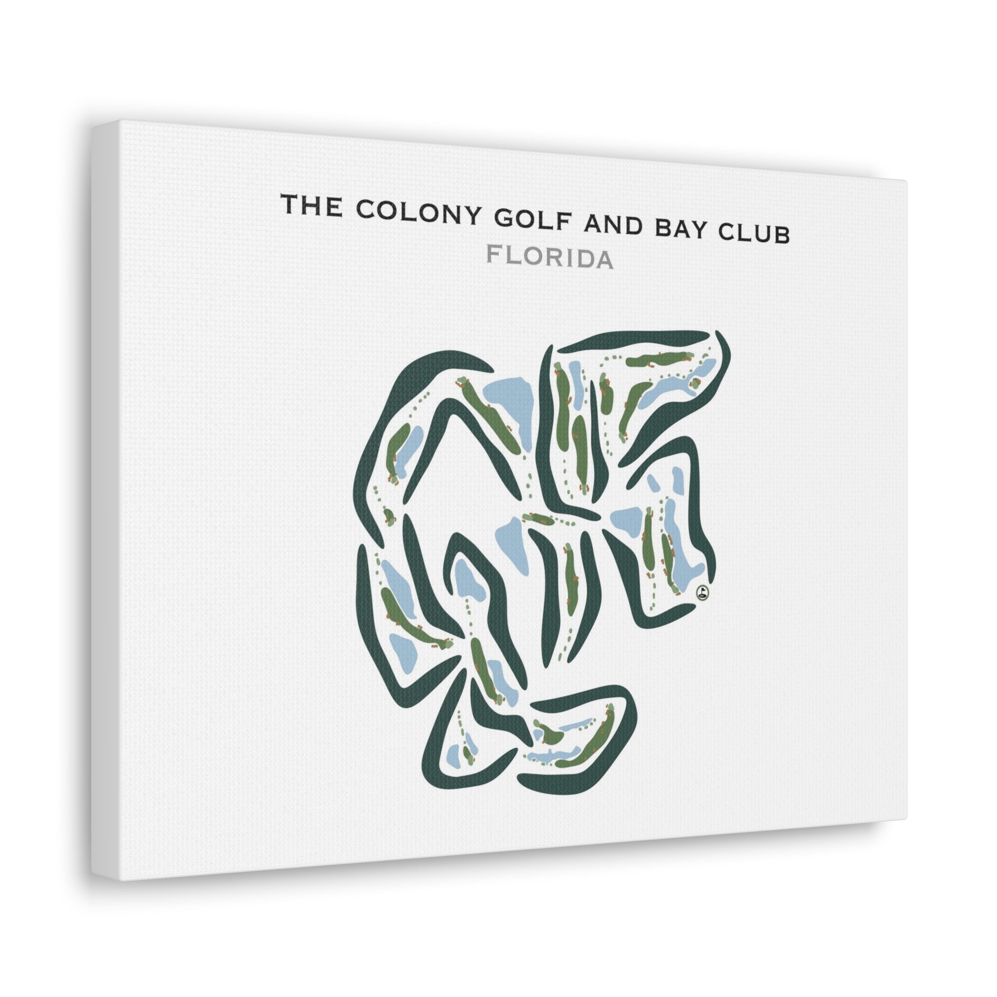 The Colony Golf & Bay Club, Florida - Printed Golf Courses