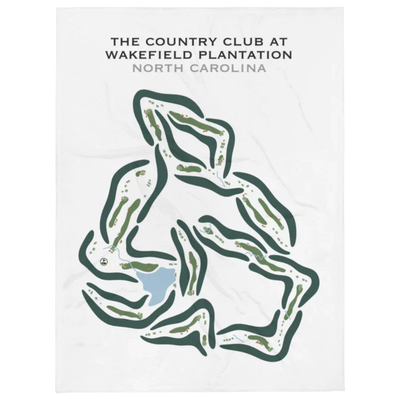 The Country Club at Wakefield Plantation, North Carolina - Printed Golf Courses