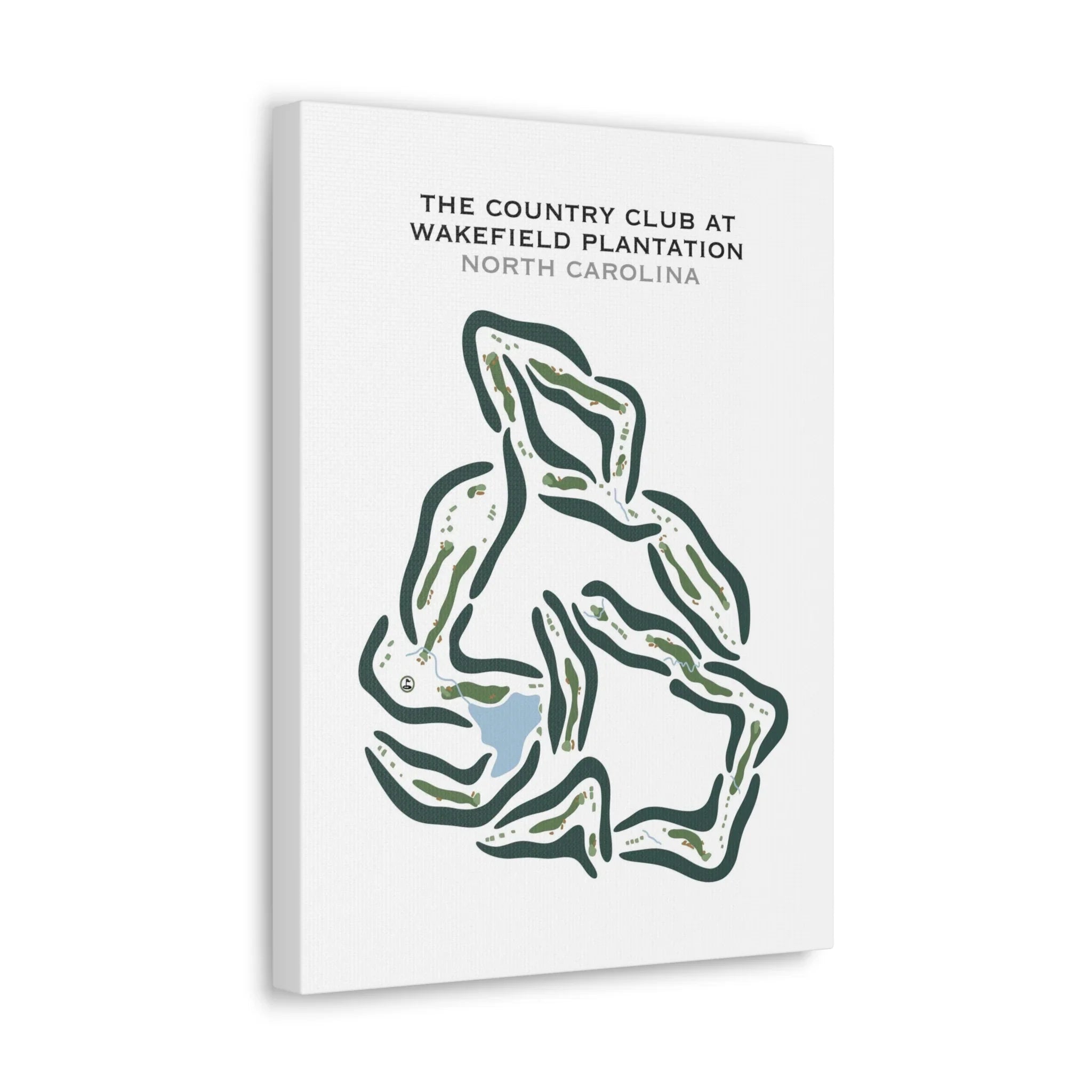 The Country Club at Wakefield Plantation, North Carolina - Printed Golf Courses