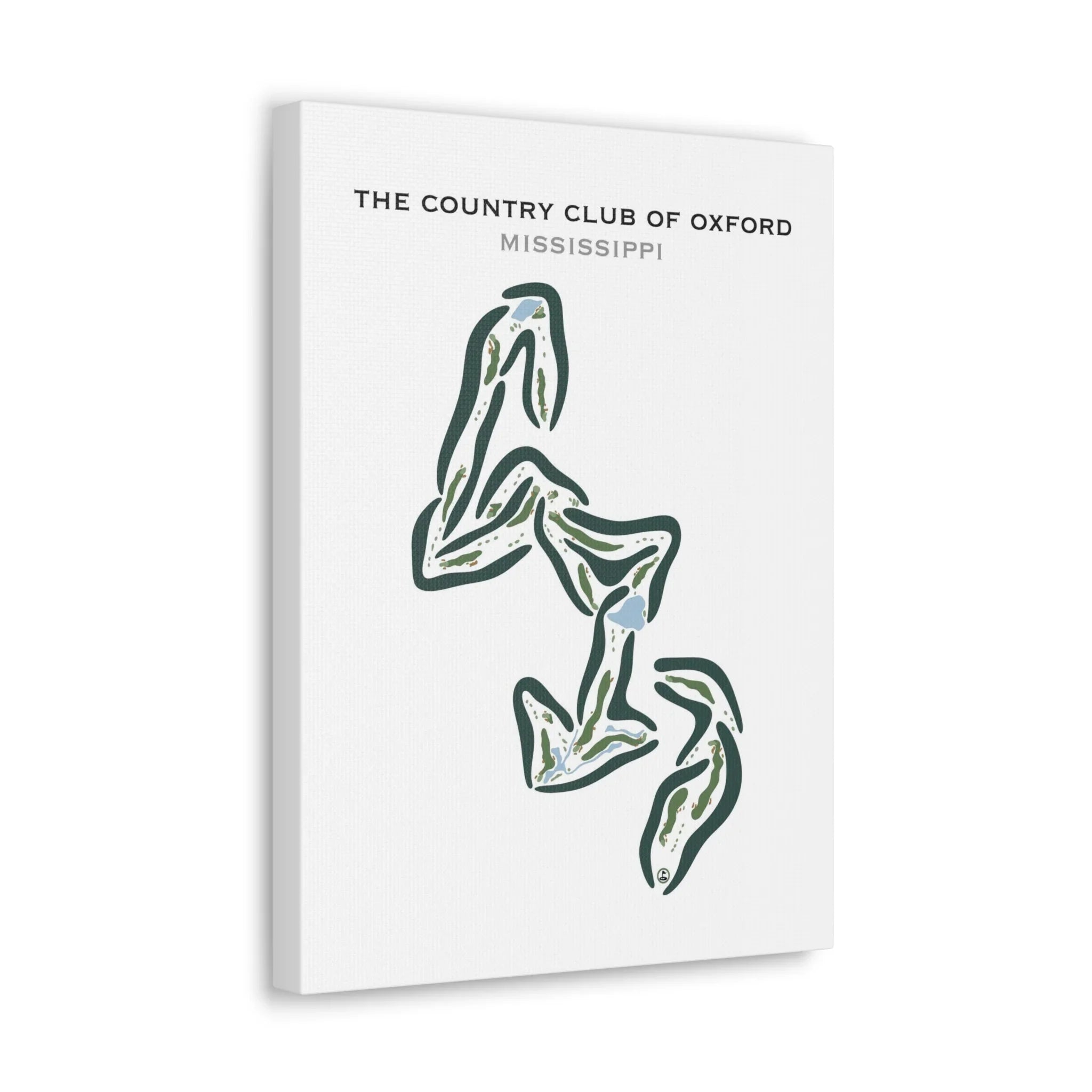 The Country Club of Oxford, Mississippi - Printed Golf Courses