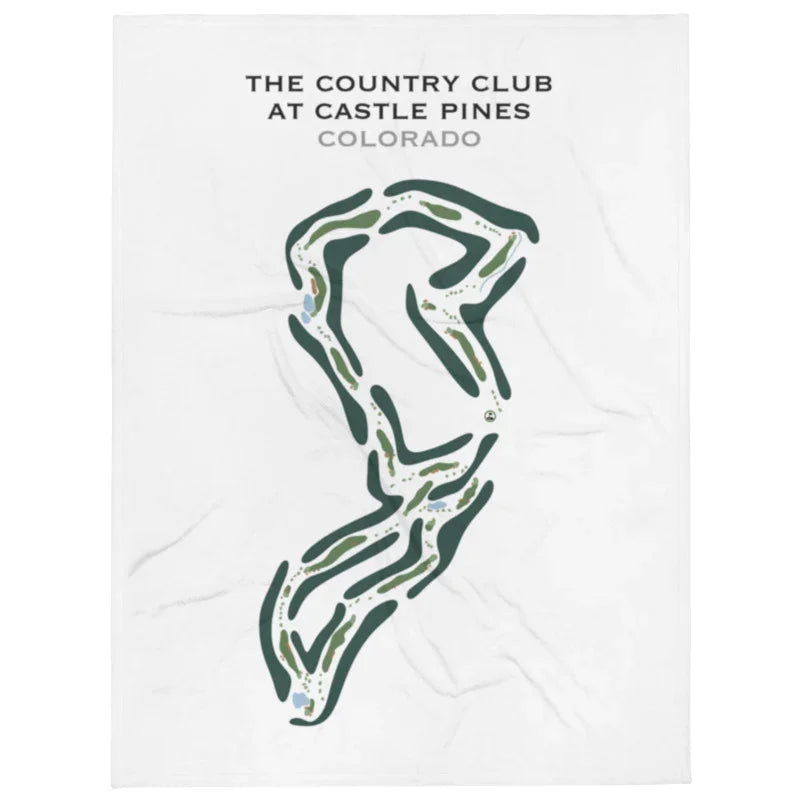 The Country Club At Castle Pines, Colorado - Printed Golf Course