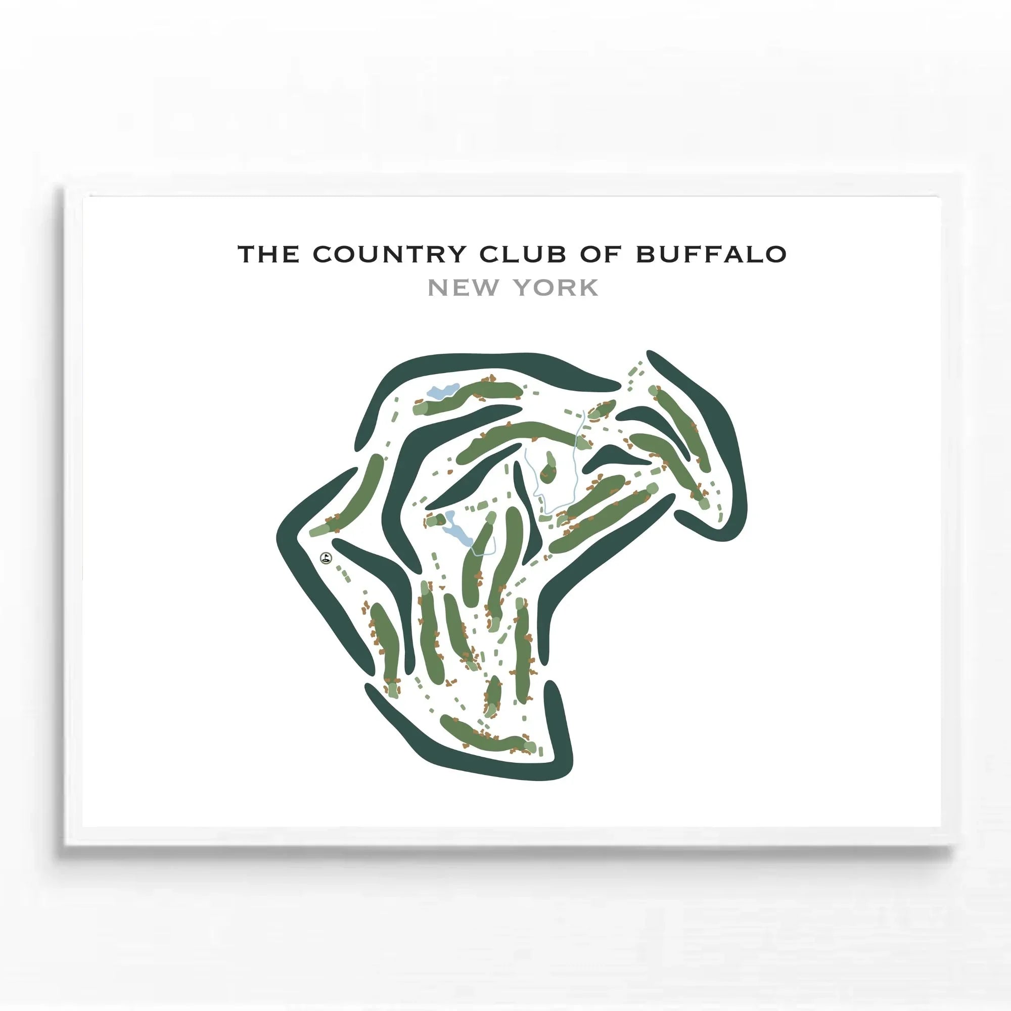 The Country Club of Buffalo, New York - Printed Golf Courses