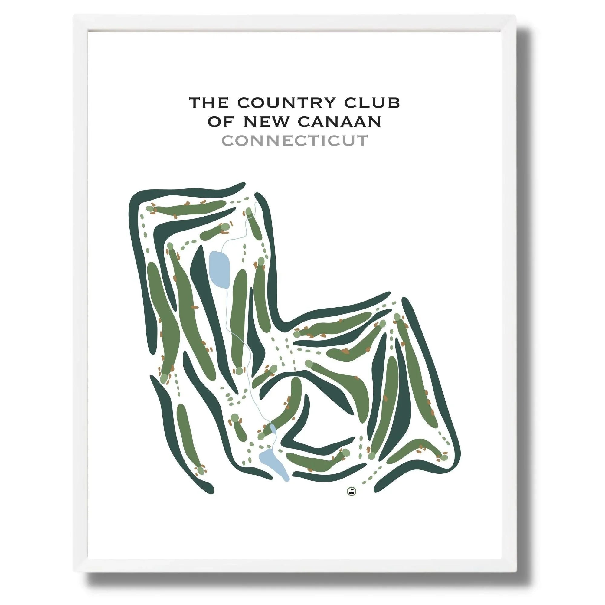 The Country Club of New Canaan, Connecticut - Printed Golf Courses