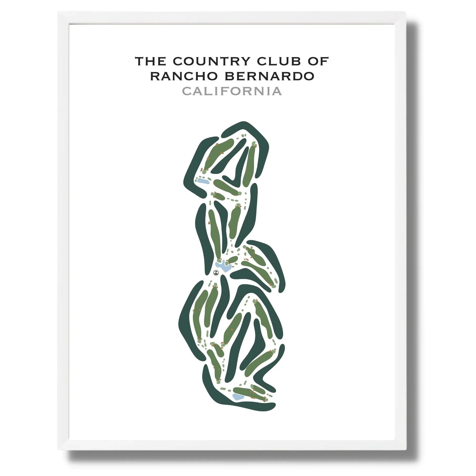 The Country Club of Rancho Bernardo, California - Printed Golf Courses
